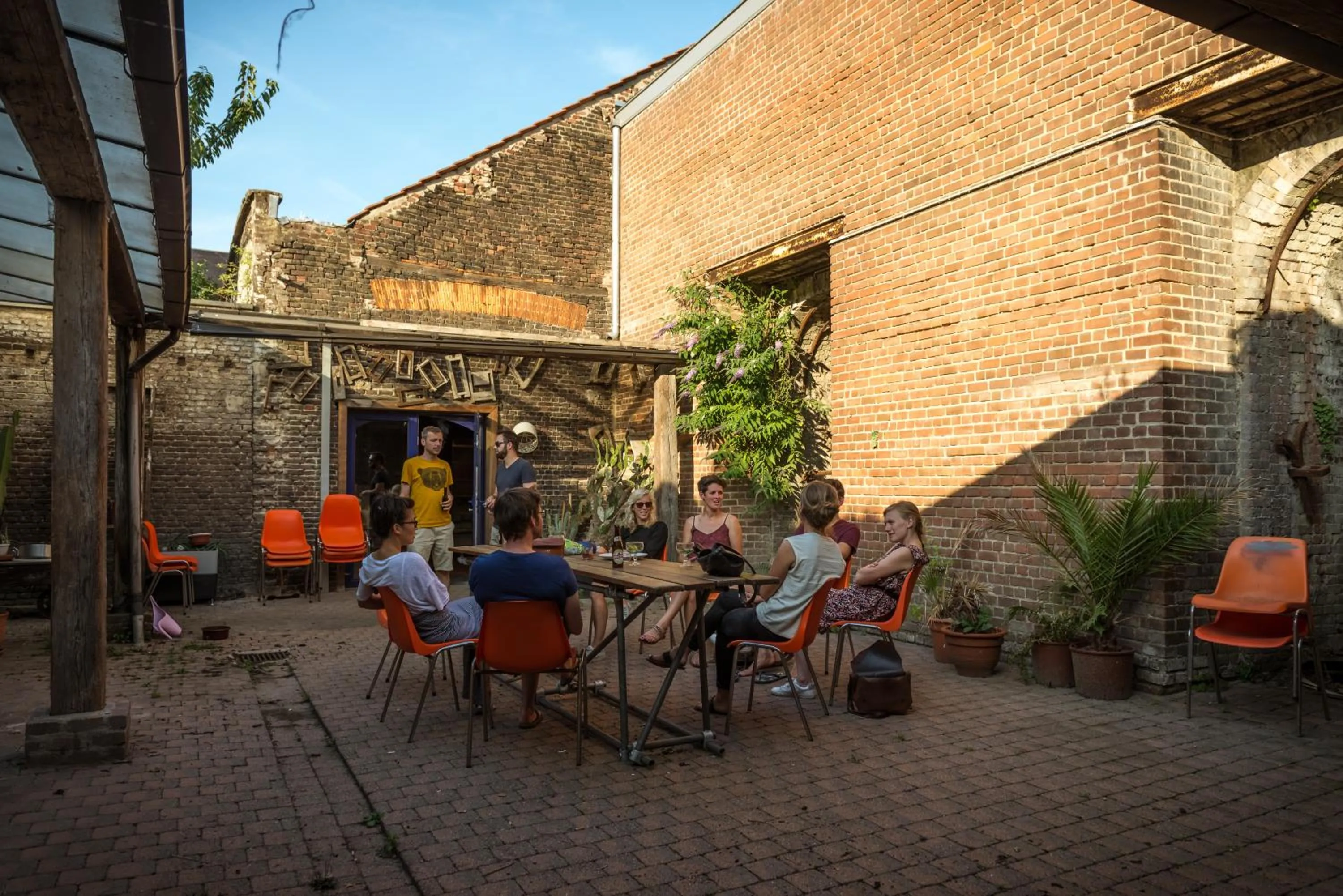 Garden in Treck Hostel