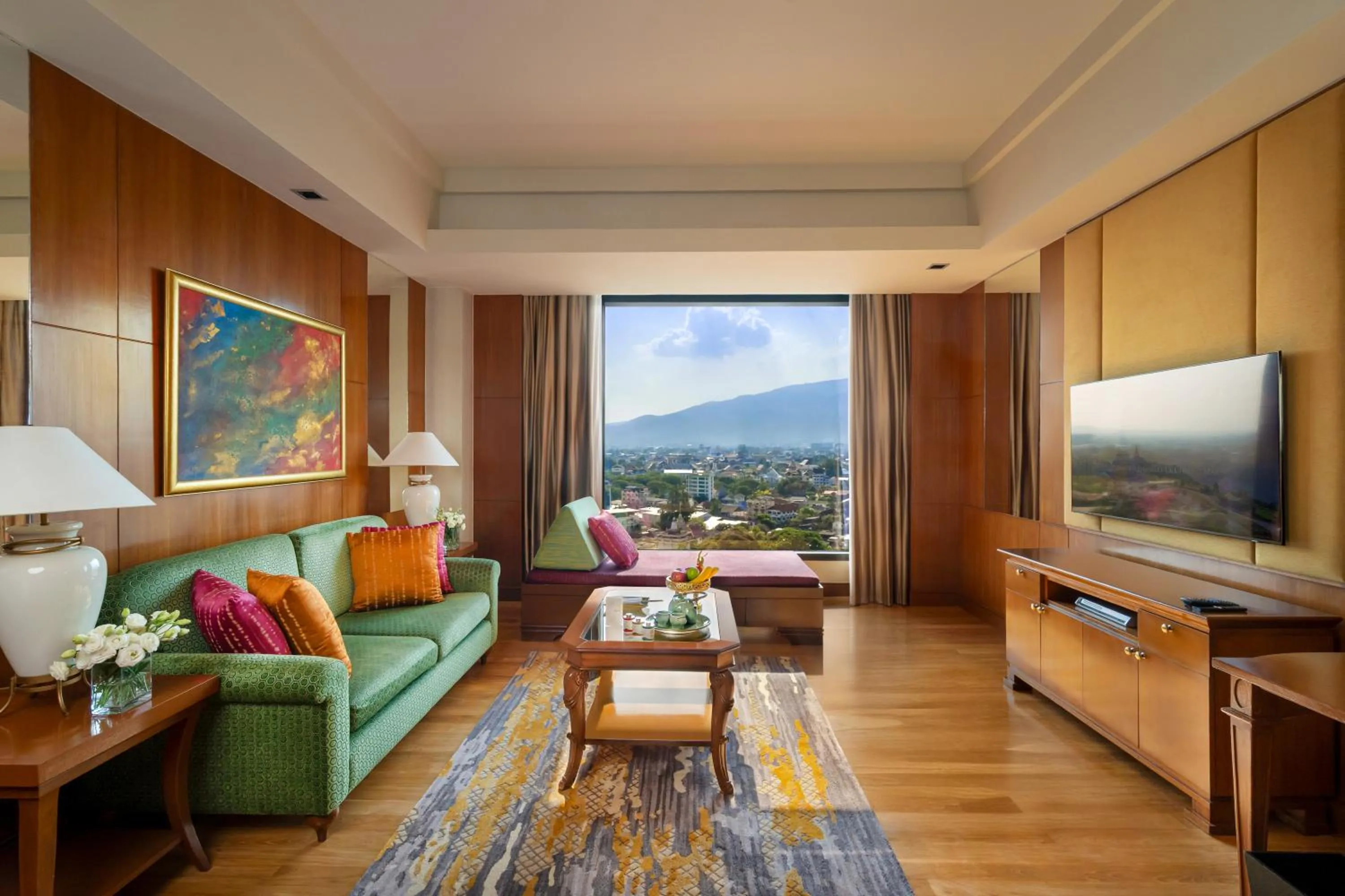 Living room in Shangri-La Chiang Mai