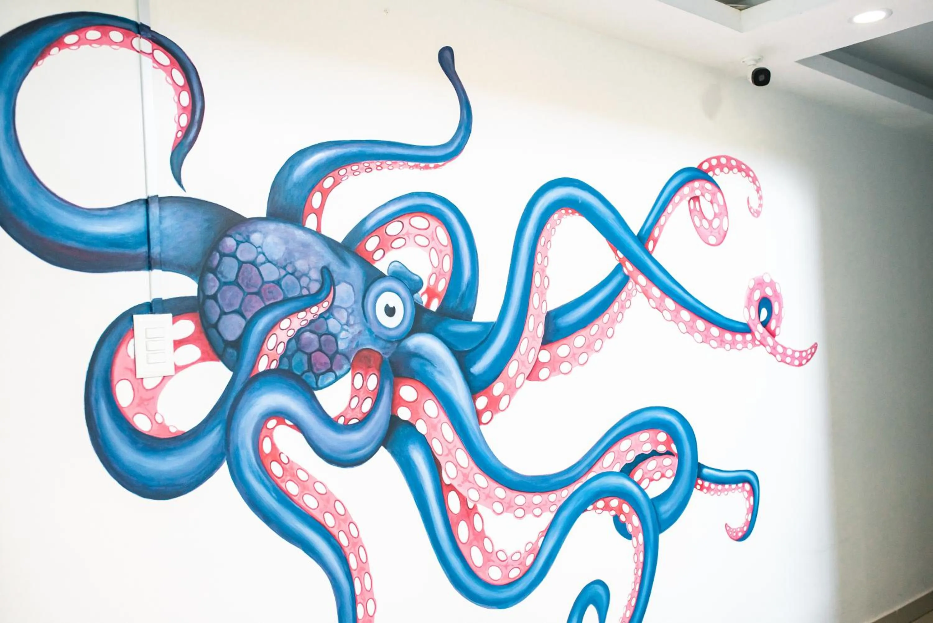 Decorative detail in Hotel Aquarius