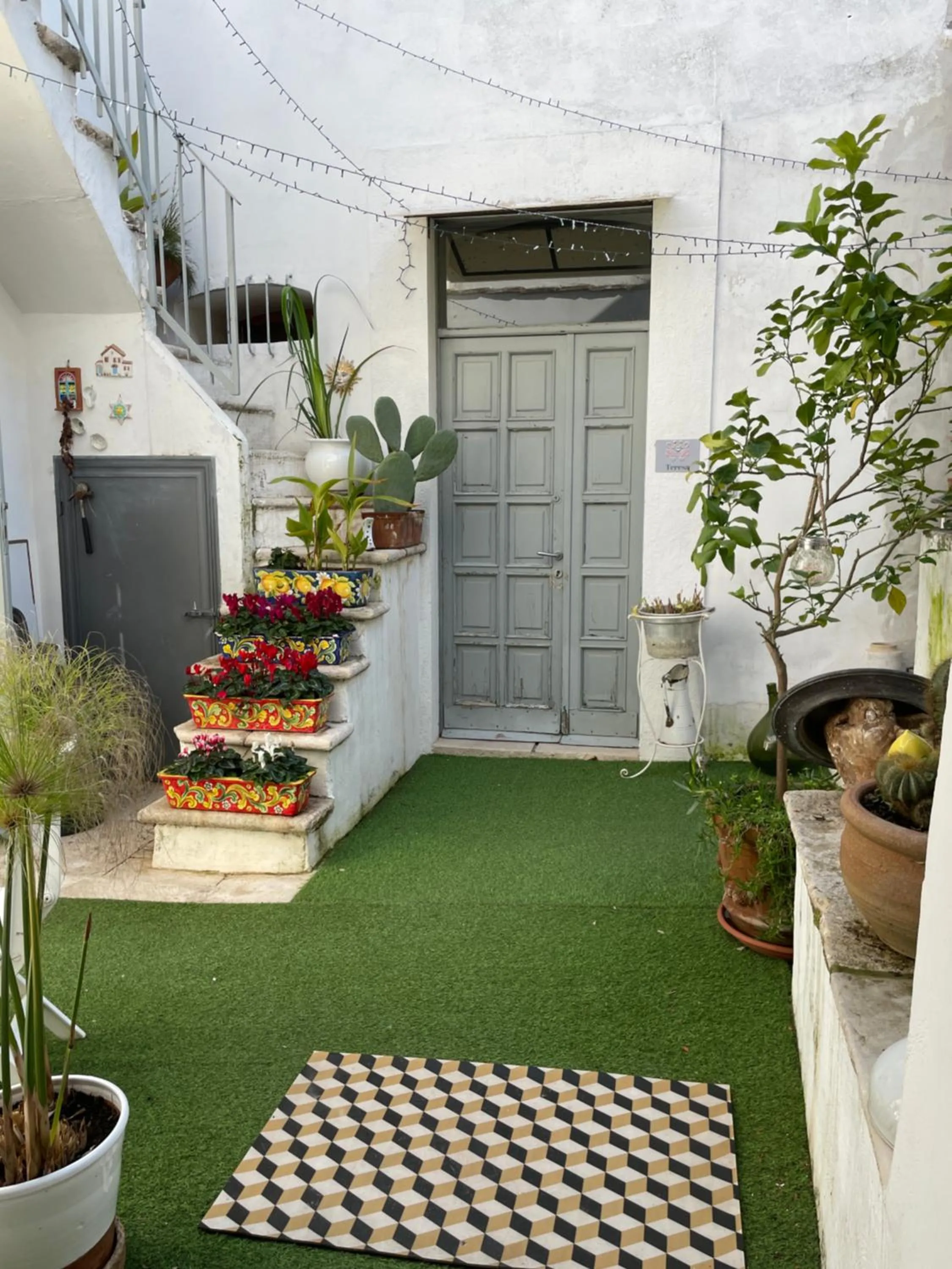 Patio in Palazzo Siena De Facendis