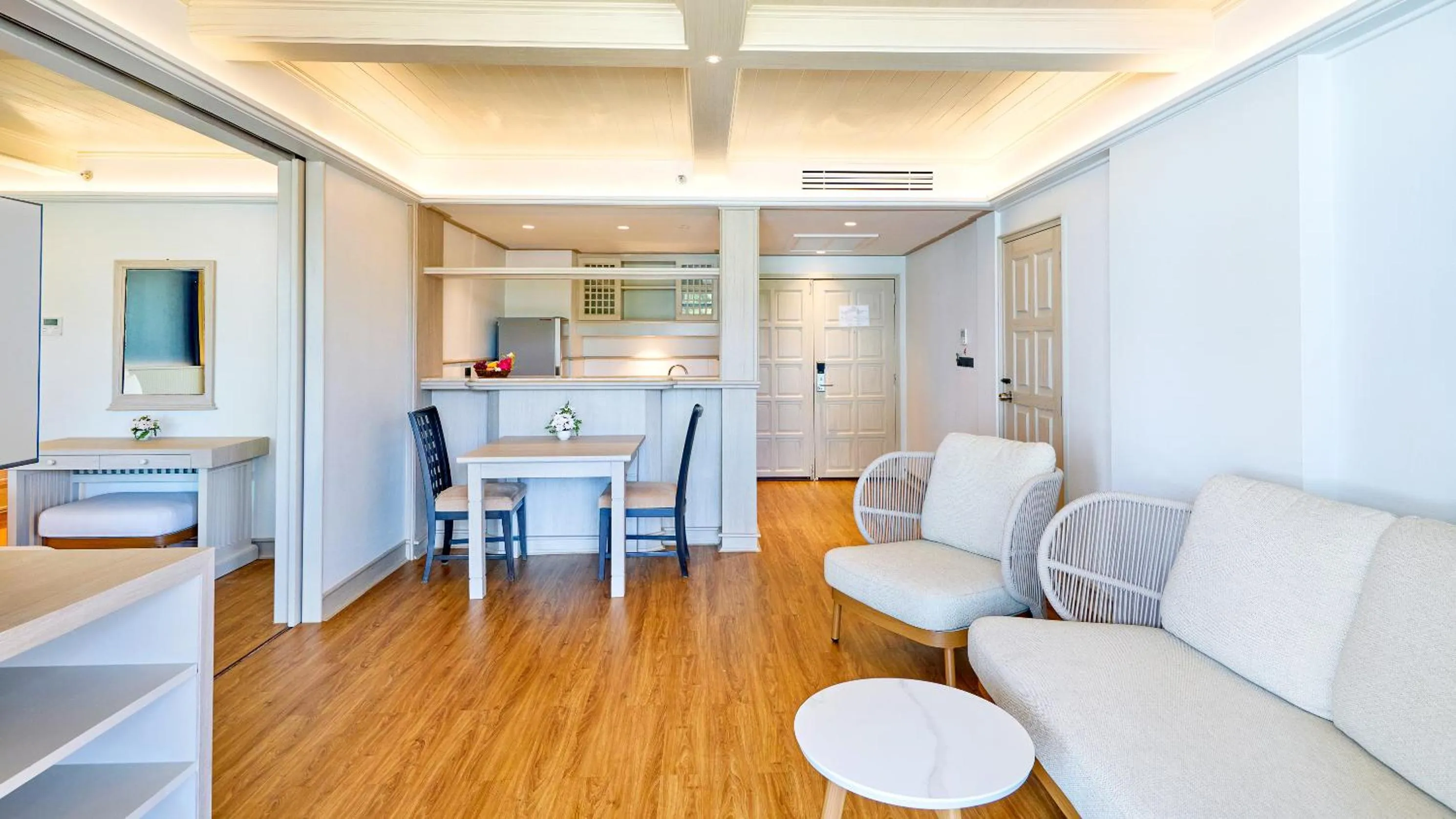 Seating area in Beyond Kata