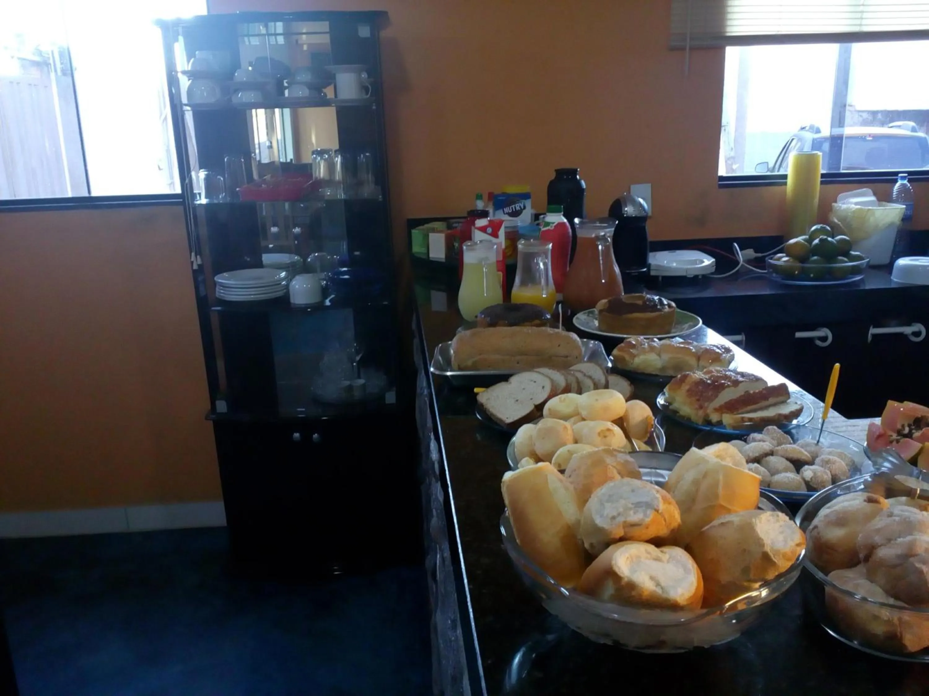 Continental breakfast in Pousada Quatro Estações