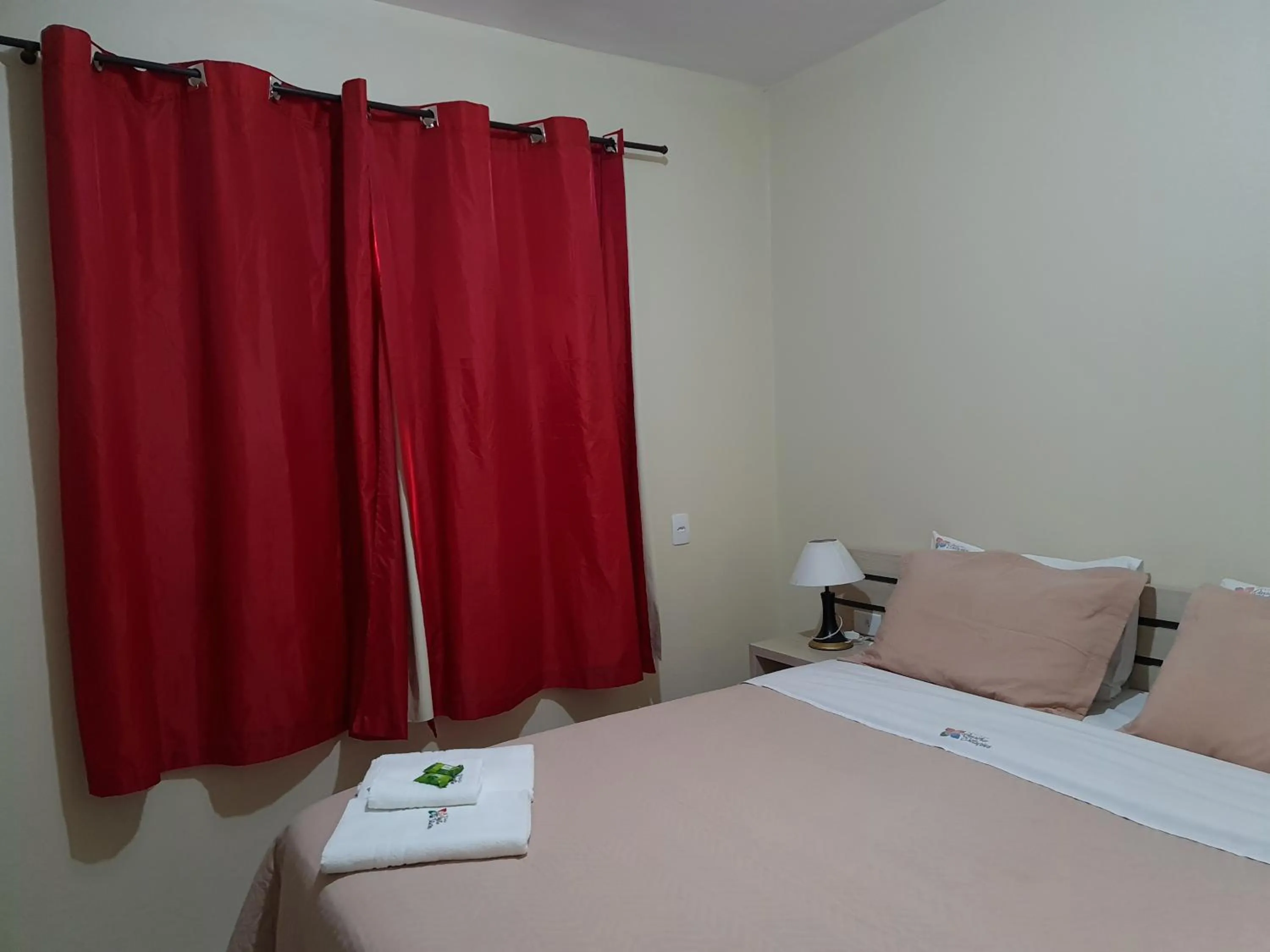 Bed in Pousada Quatro Estações