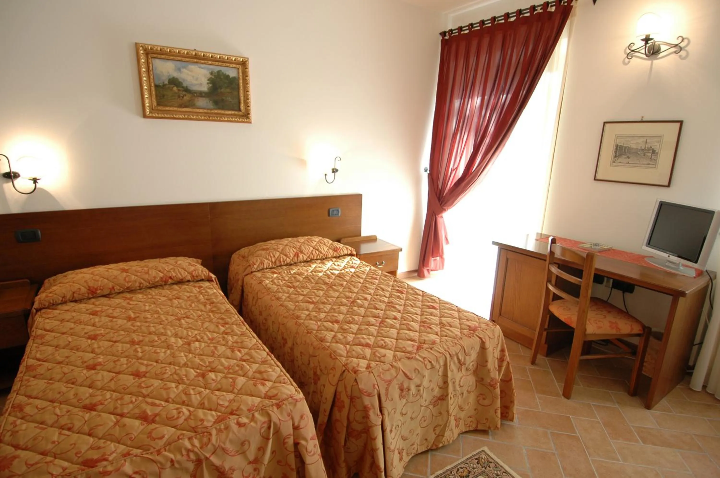 Bed in Colleverde Country House & SPA Urbino