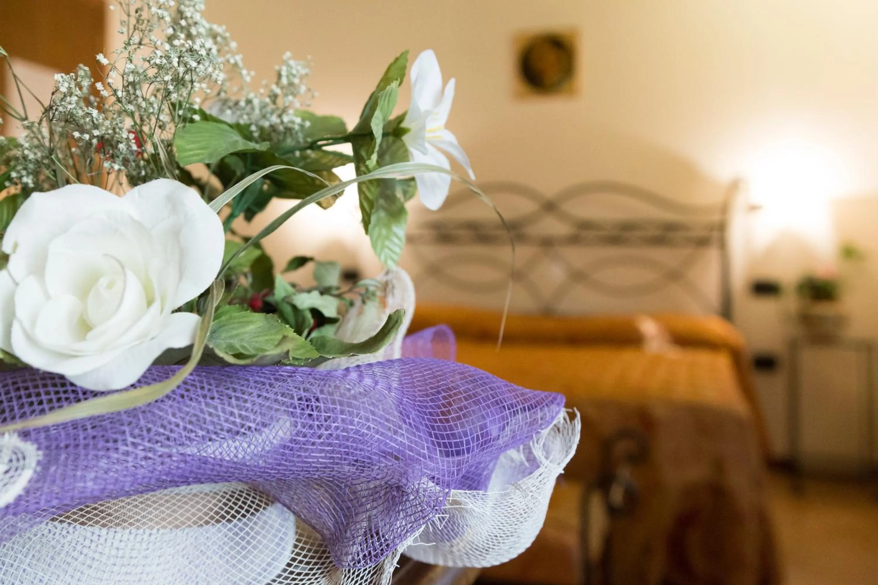 Decorative detail, Bed in Colleverde Country House & SPA Urbino