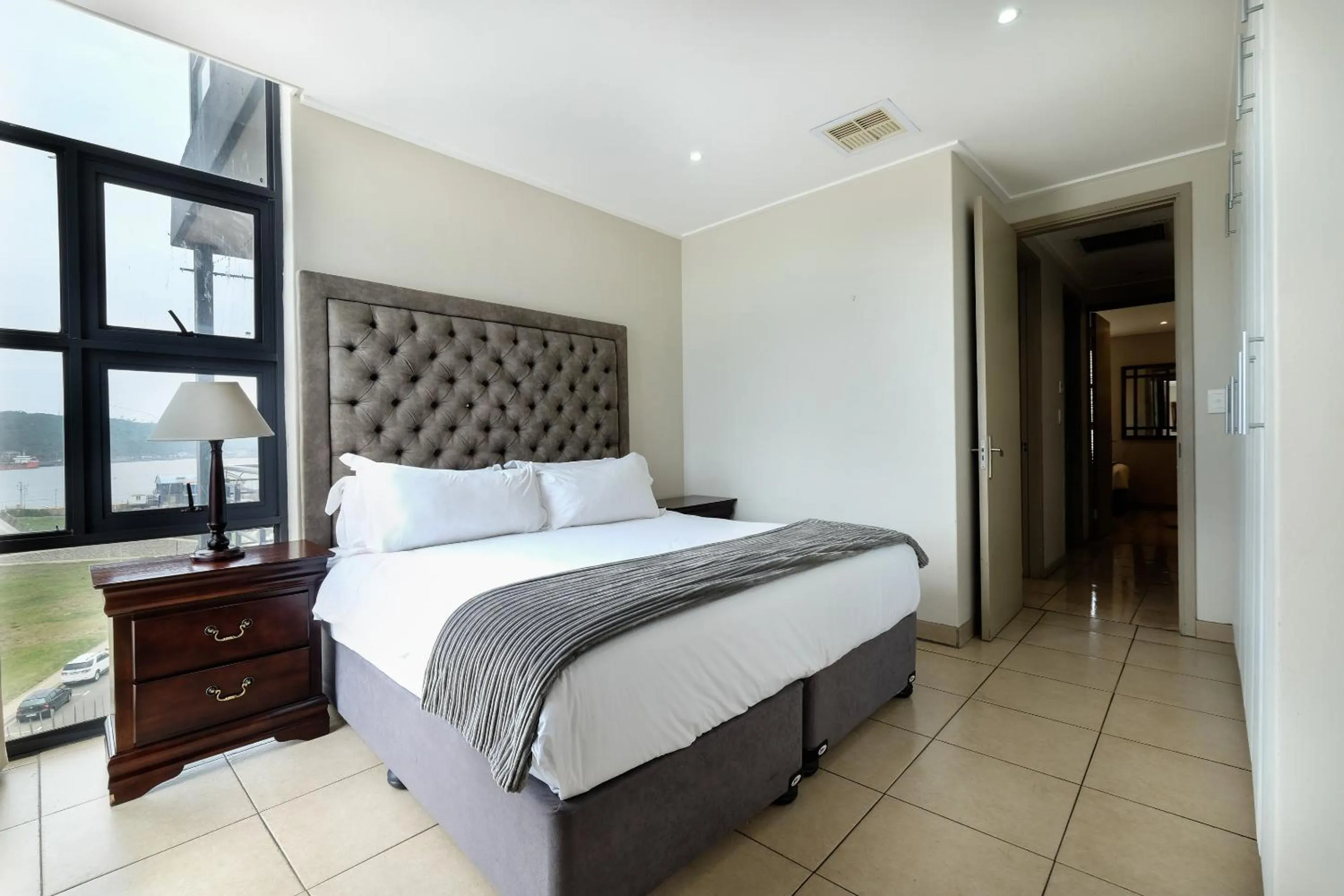 Bed in Point Waterfront Apartments