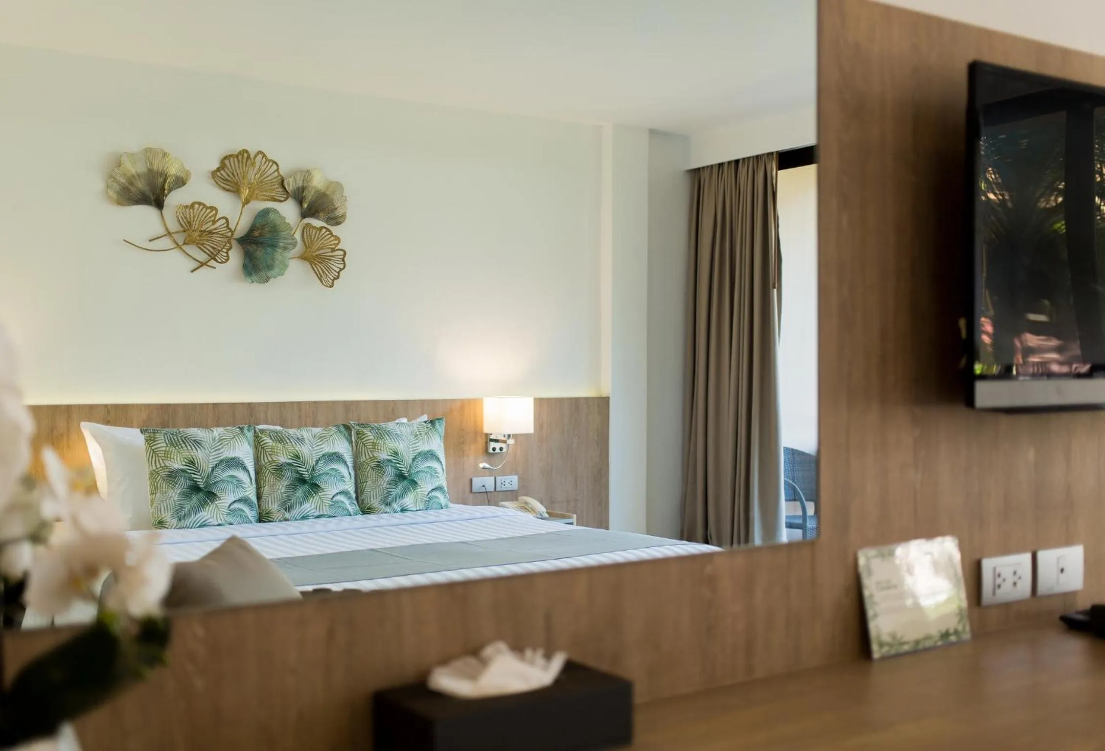TV and multimedia, Bed in Coconut Village Resort Phuket - SHA Extra Plus