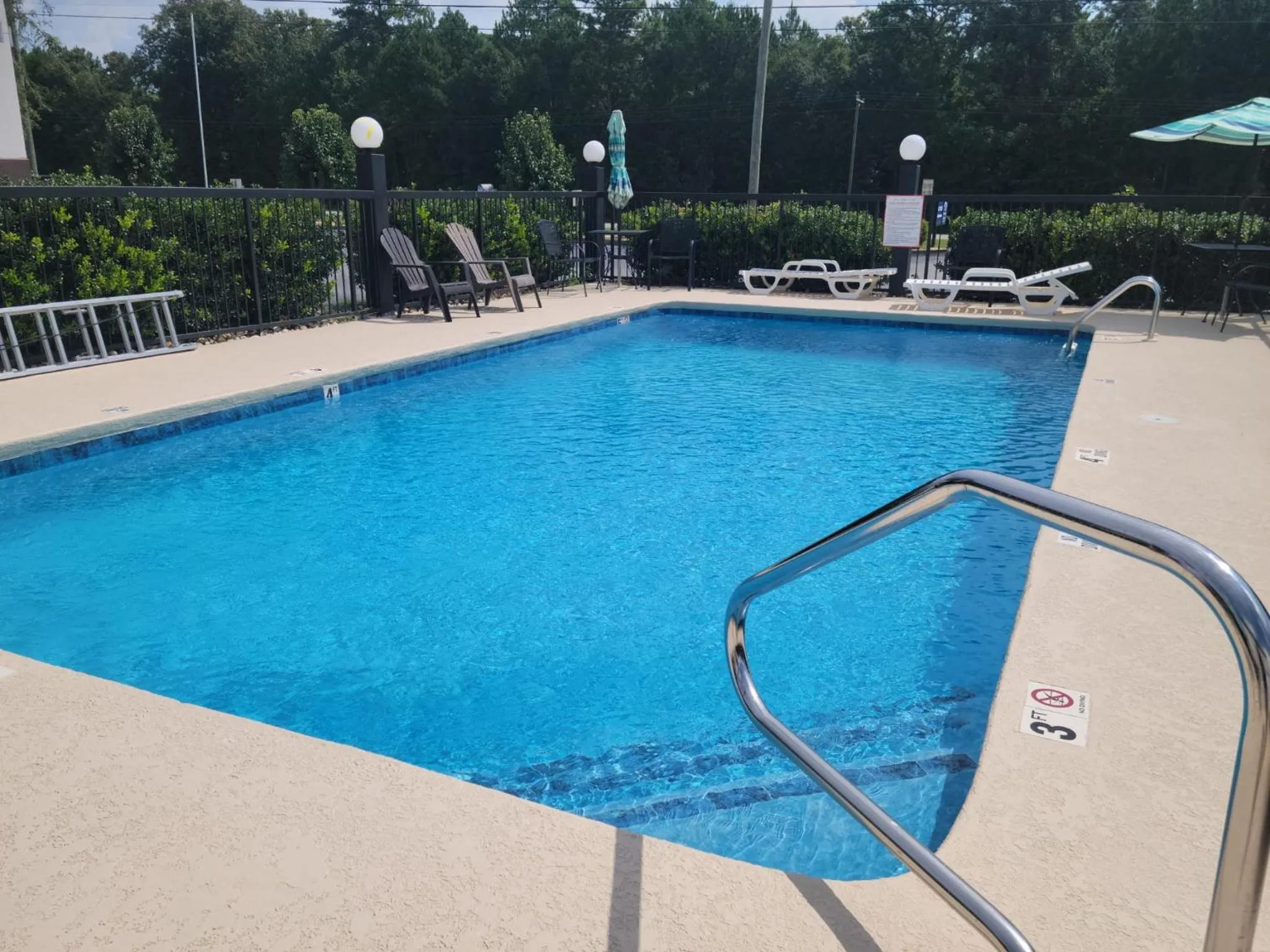 Swimming pool in Western Motel, Thomasville