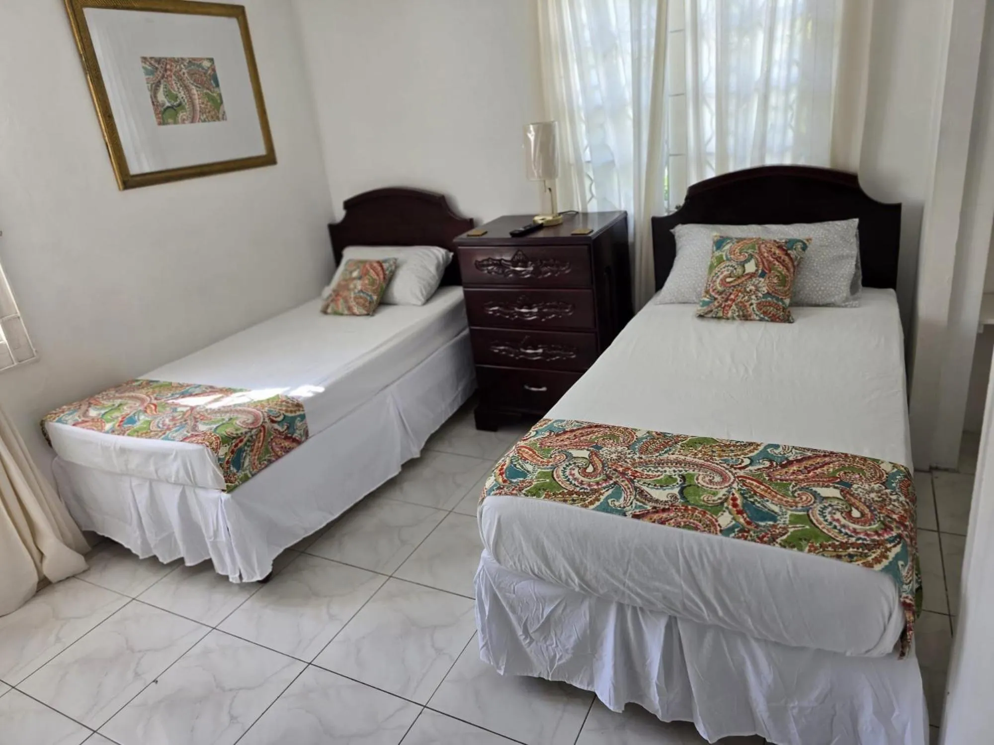 Bed in Paradise Palms Jamaica Vacation Rental