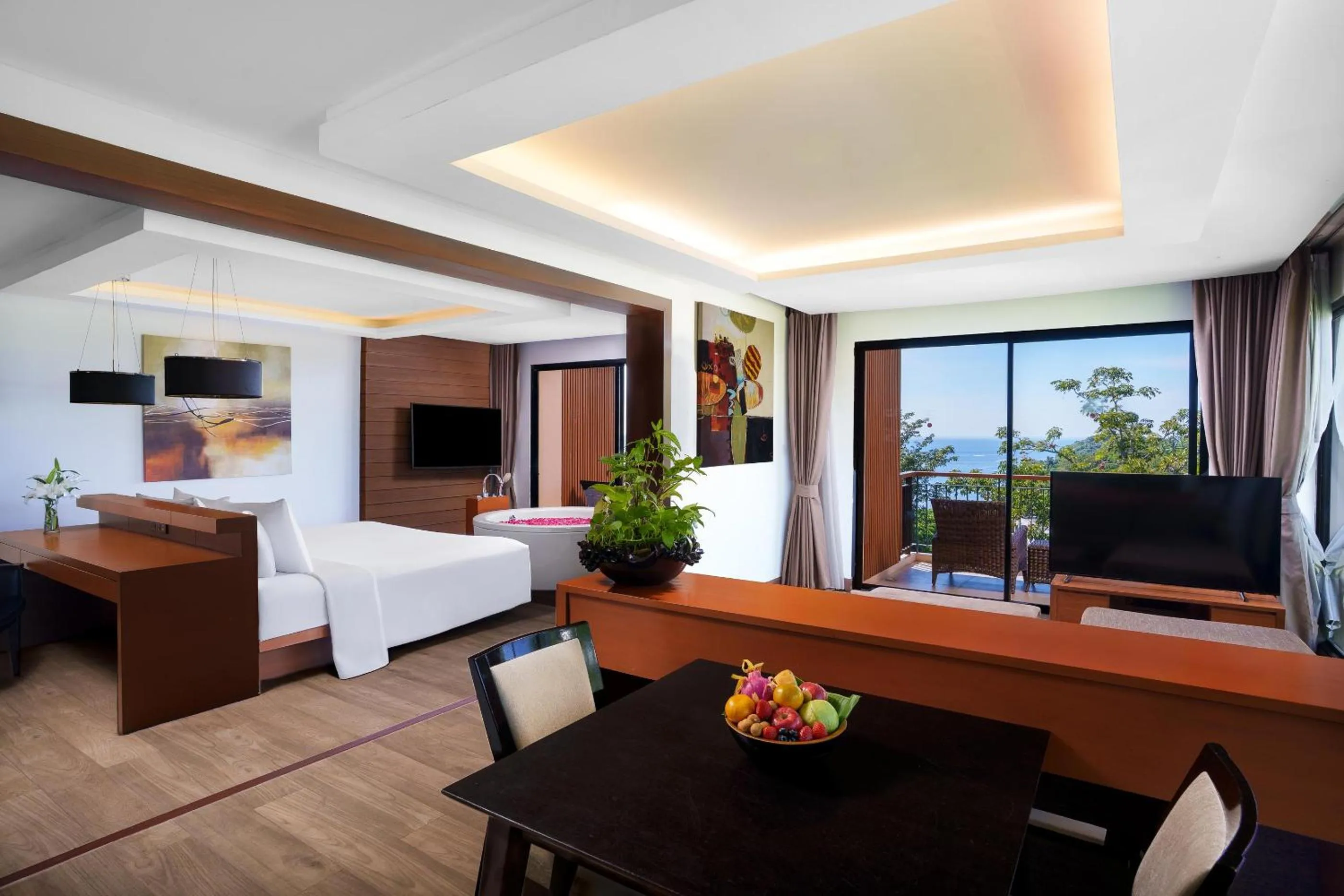 Living room, Bed in Novotel Phuket Kata Avista Resort and Spa