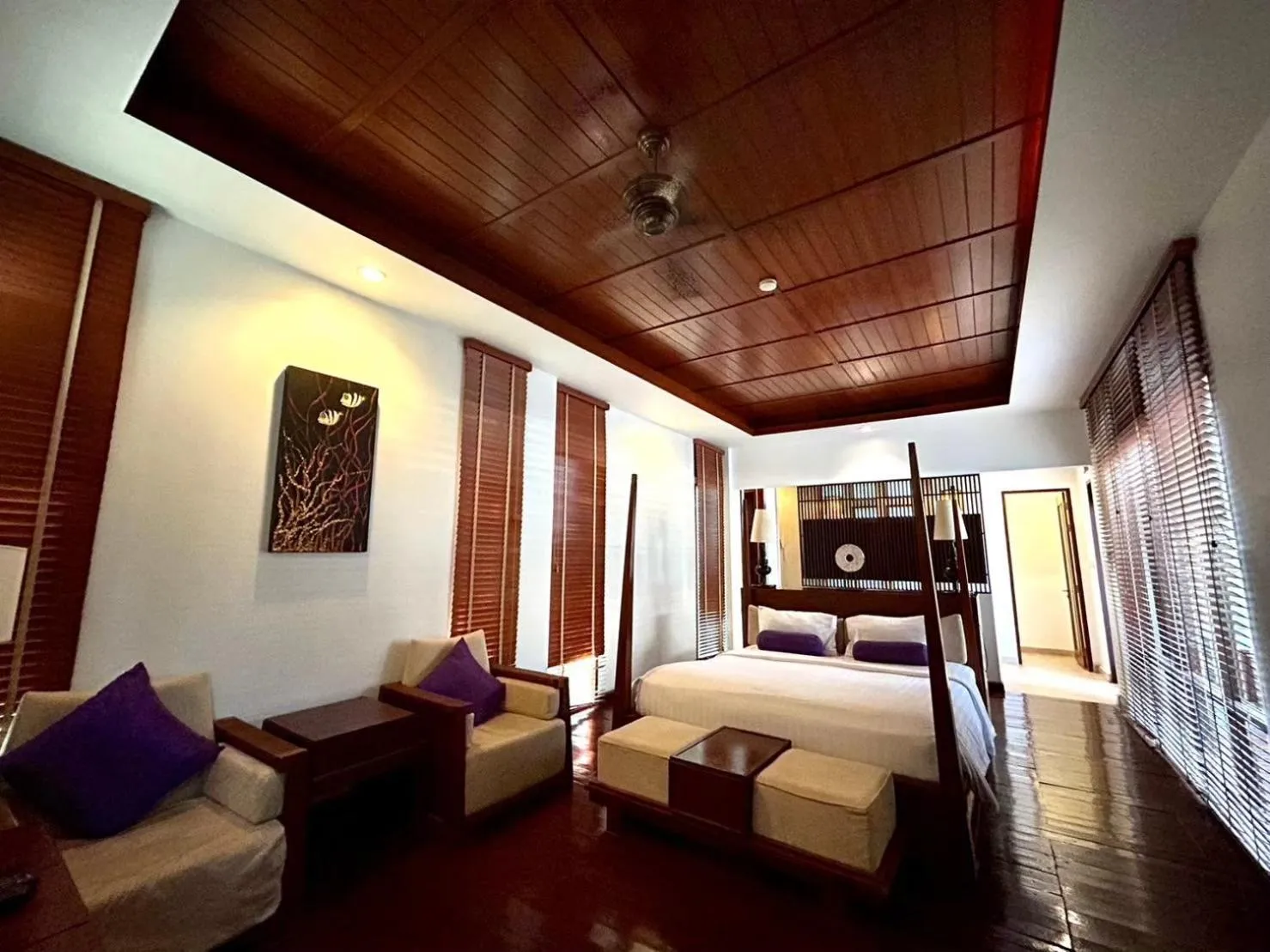 Bedroom, Bed in The Sarann Koh Samui, Suites & Villas