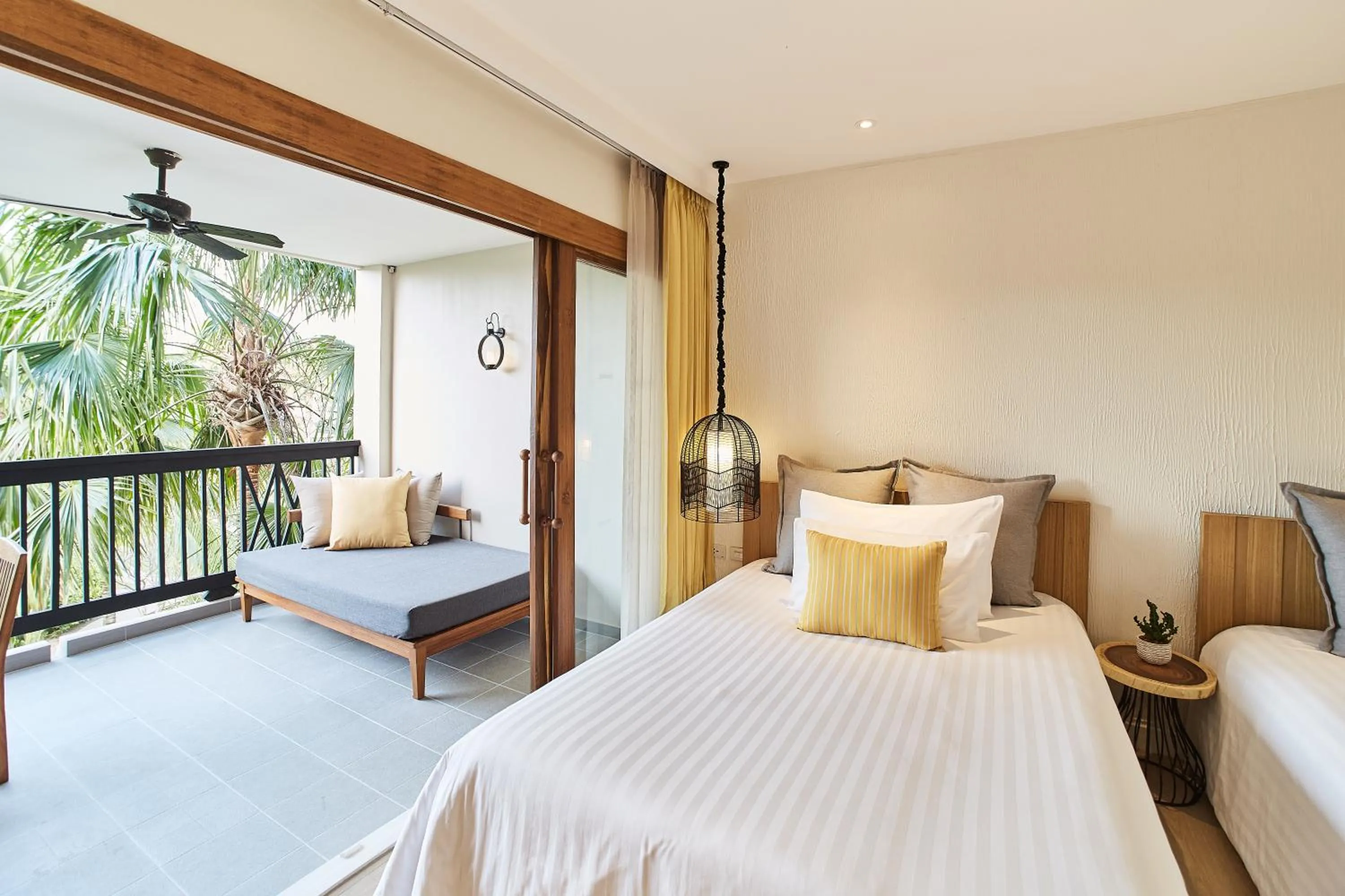 Balcony/Terrace, Bed in Bandara Spa Resort & Pool Villas, Samui