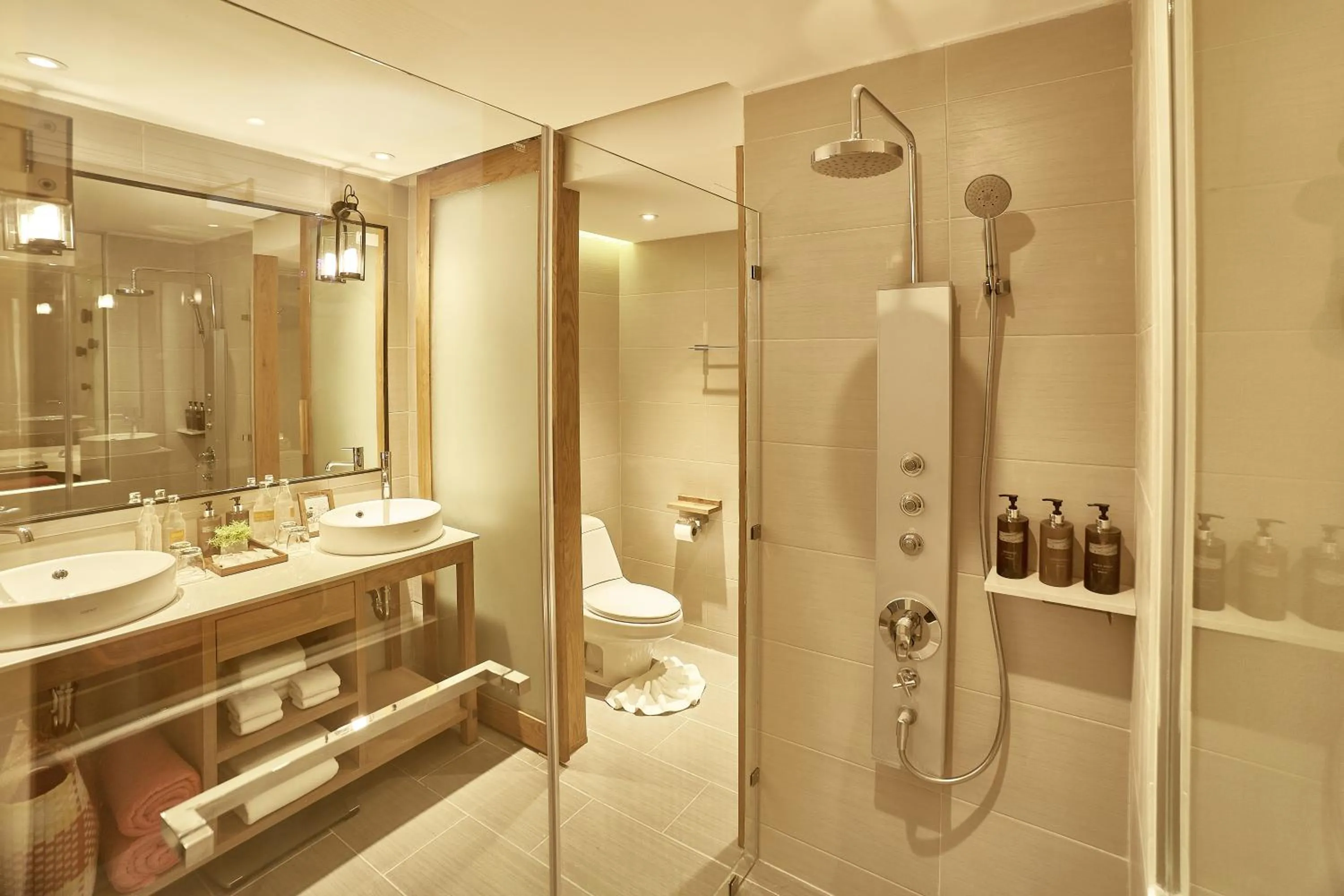 Shower in Bandara Spa Resort & Pool Villas, Samui