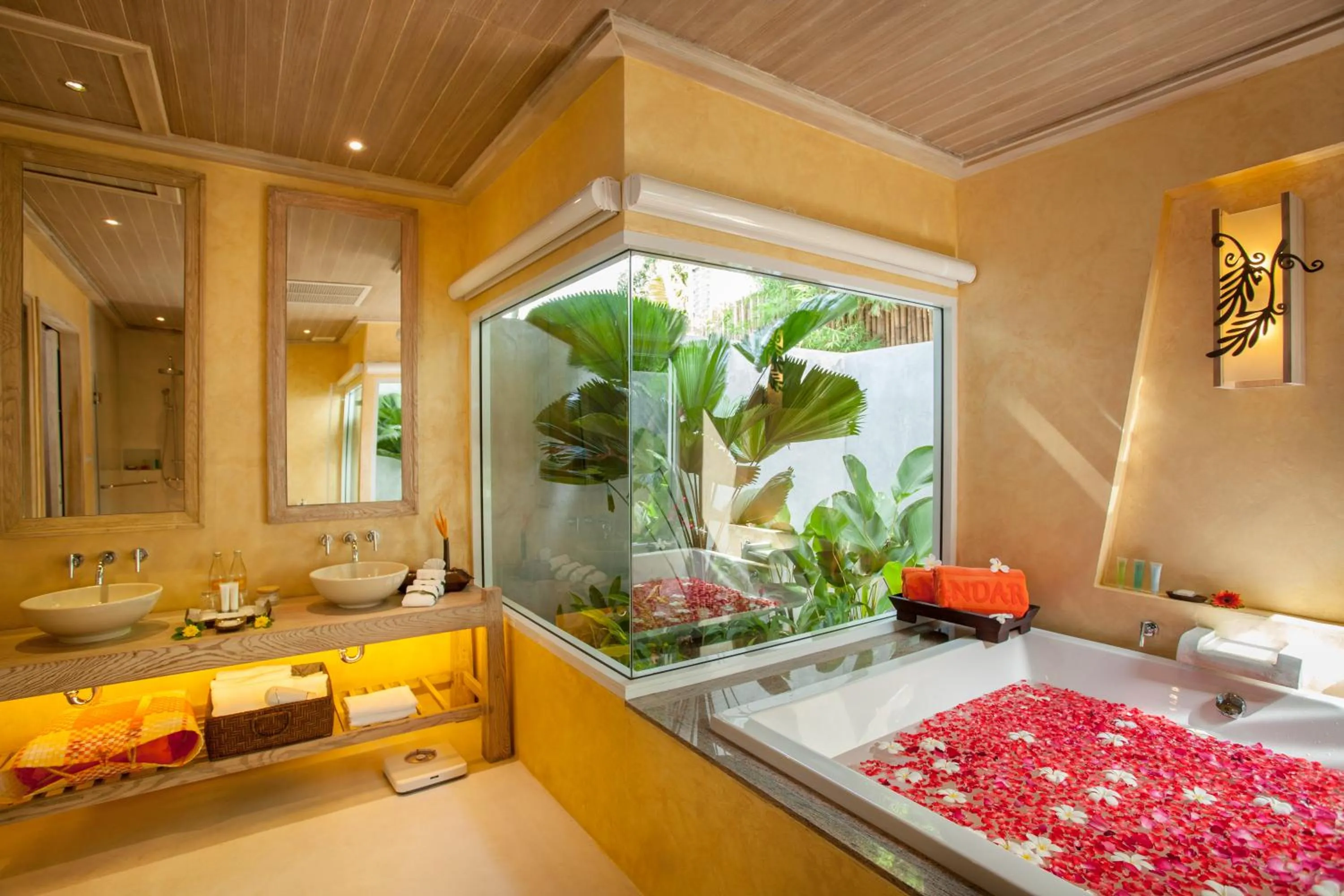 Bathroom in Bandara Spa Resort & Pool Villas, Samui