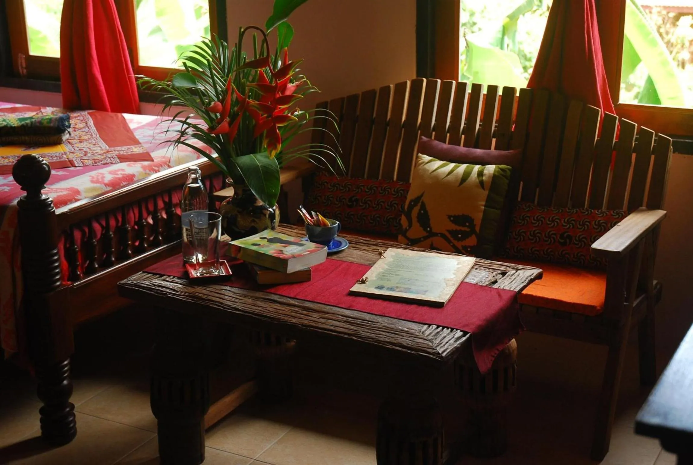 Seating area in Varinda Resort