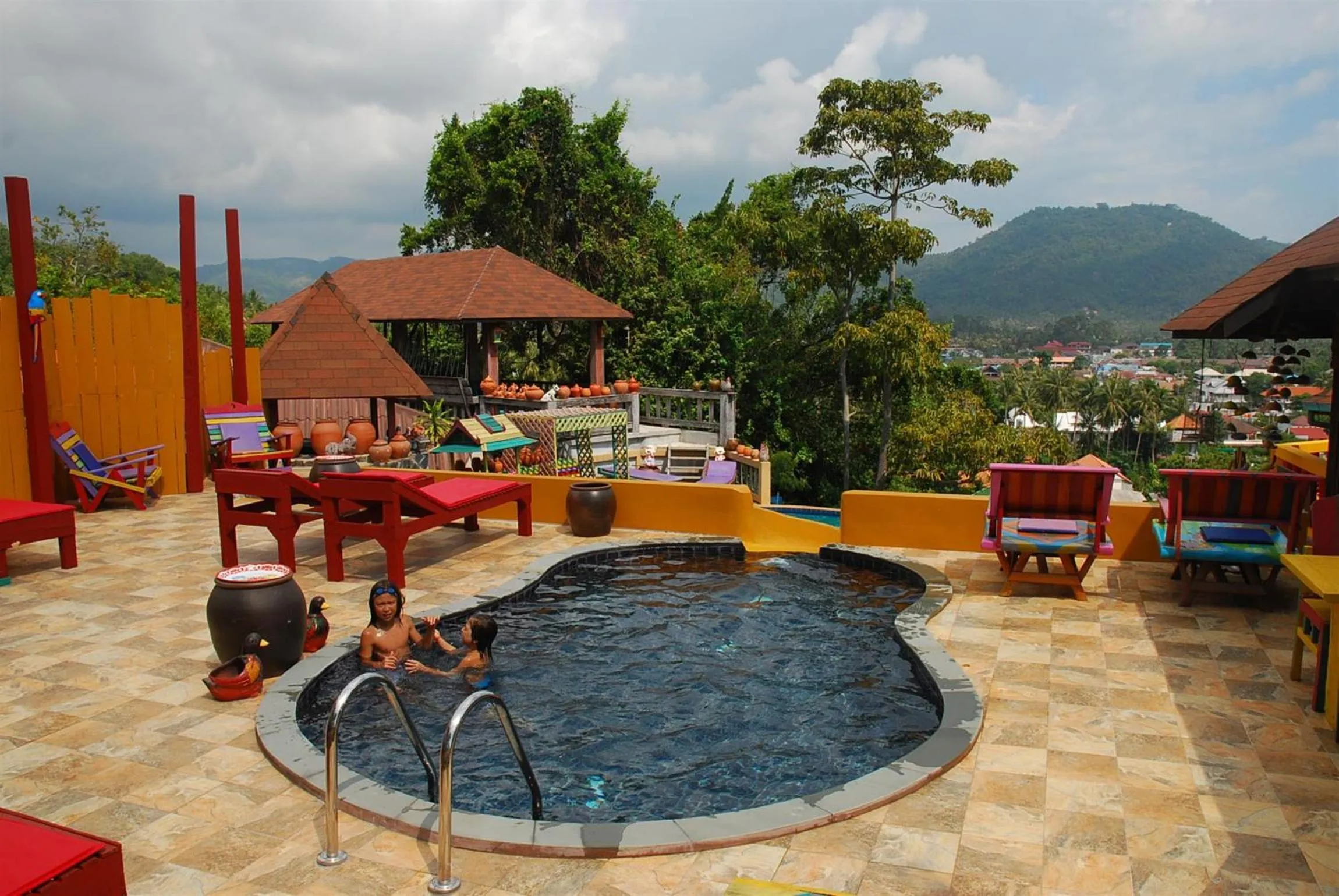 Swimming pool in Varinda Resort