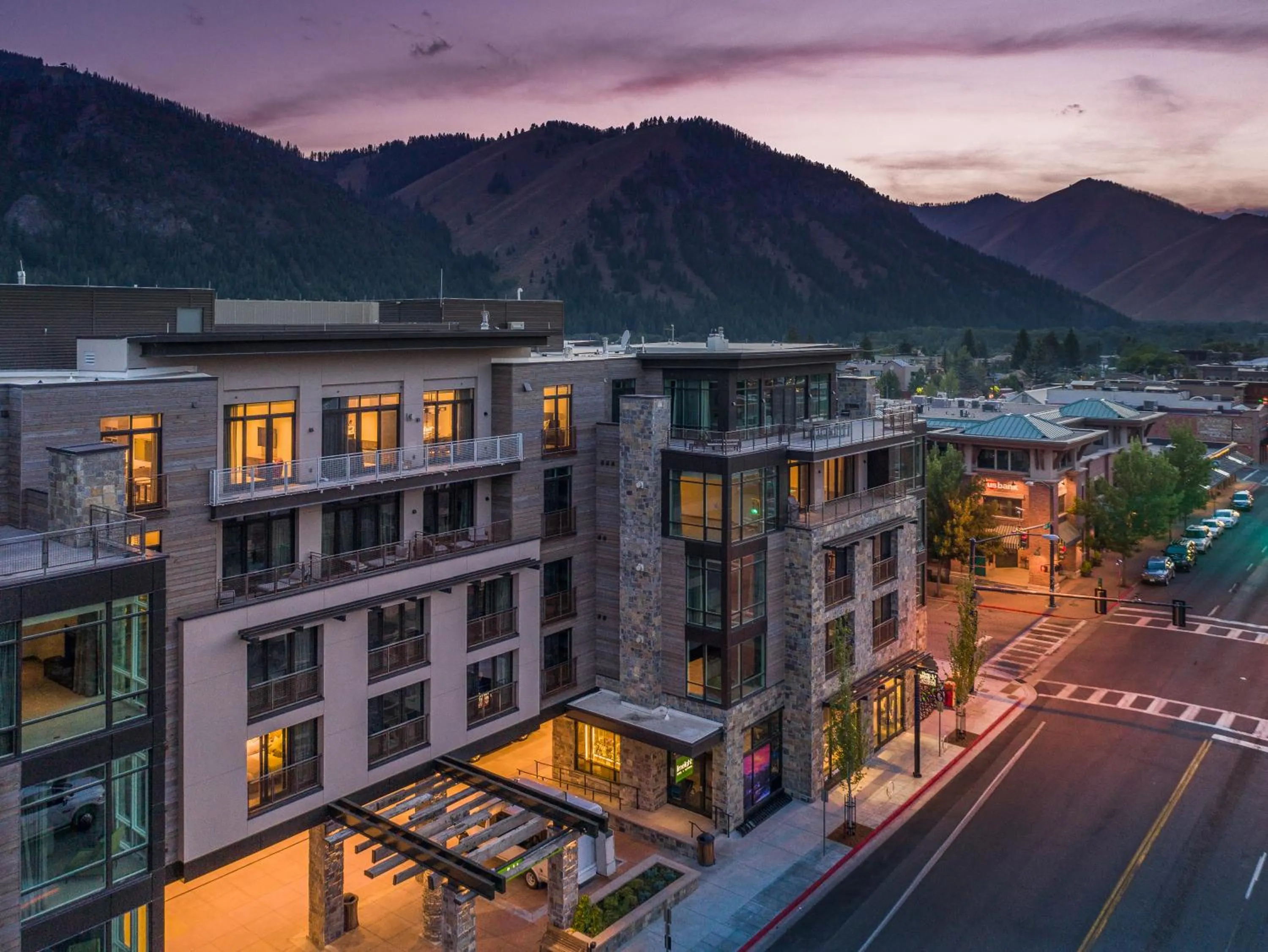 Property building in Limelight Hotel Ketchum