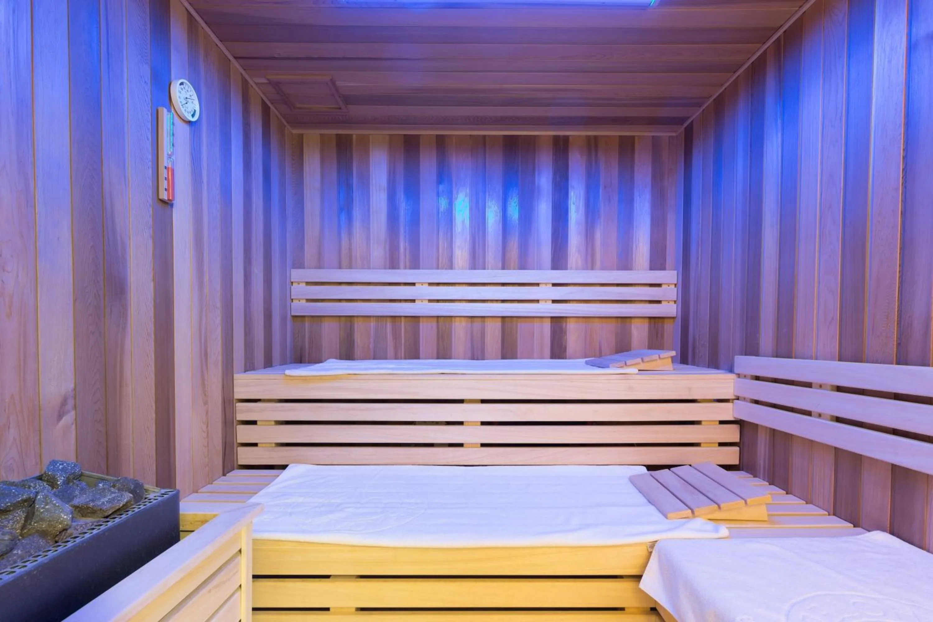Sauna, Bed in Hotel City Savoy
