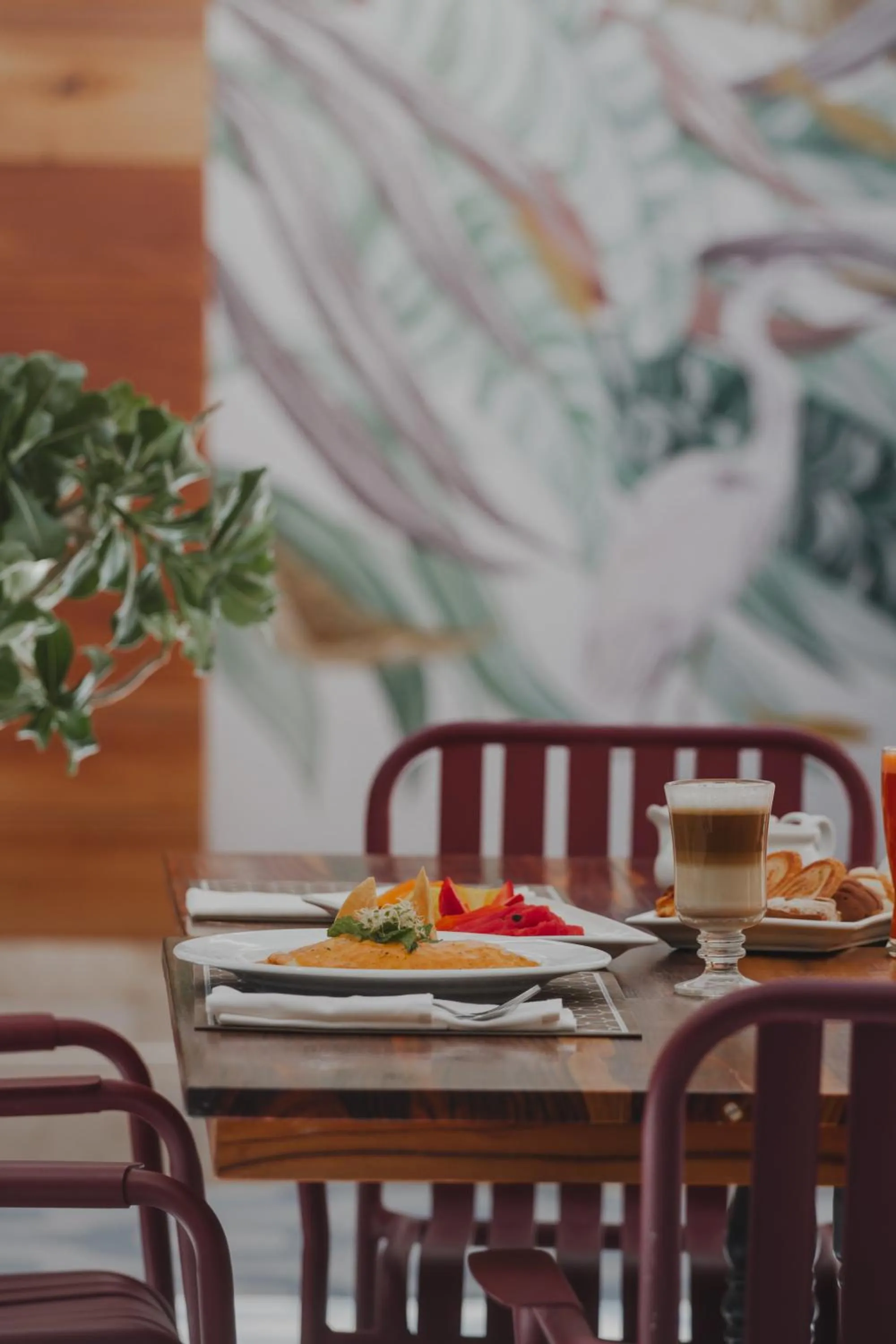 Patio in Hotel Catedral La Paz