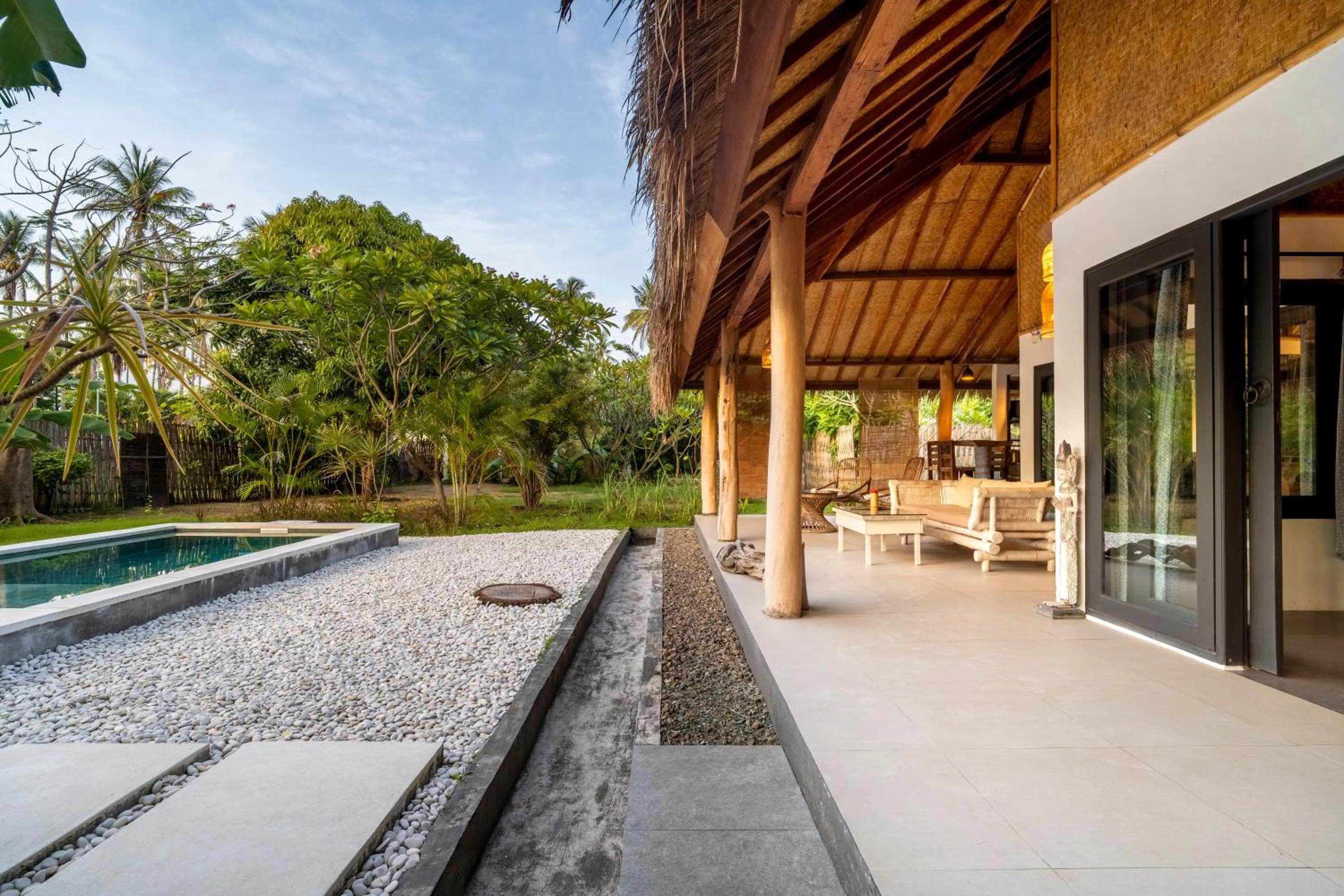 Patio in Breathe Villa Meno