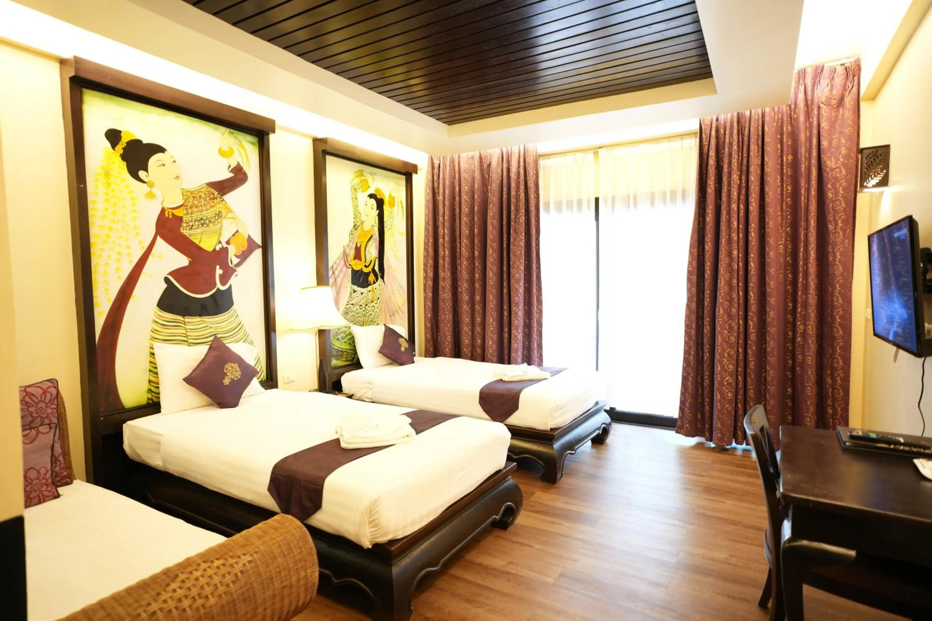 Bed in Dara Samui Beach Resort Adults Only, Chaweng