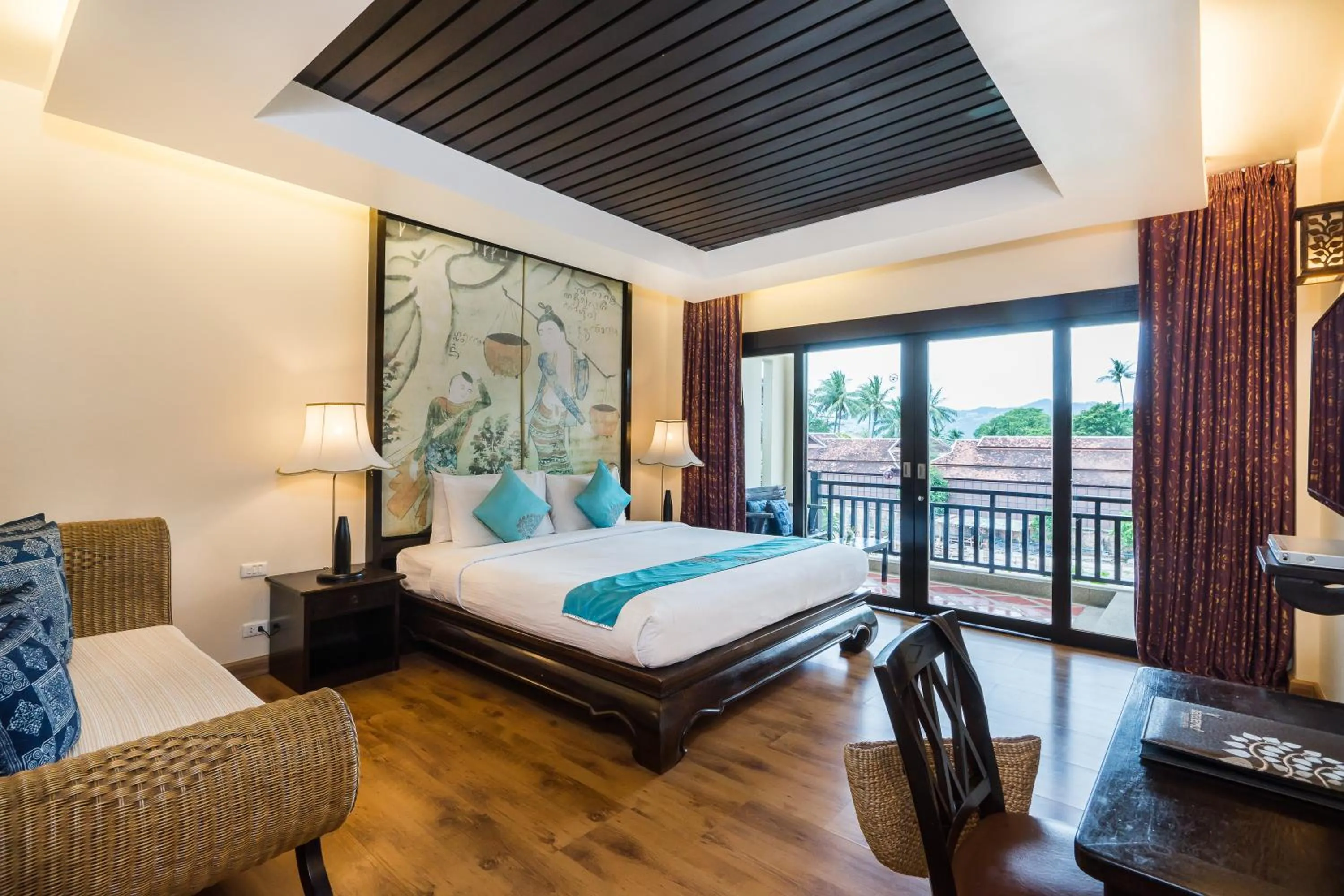 Bed in Dara Samui Beach Resort Adults Only, Chaweng