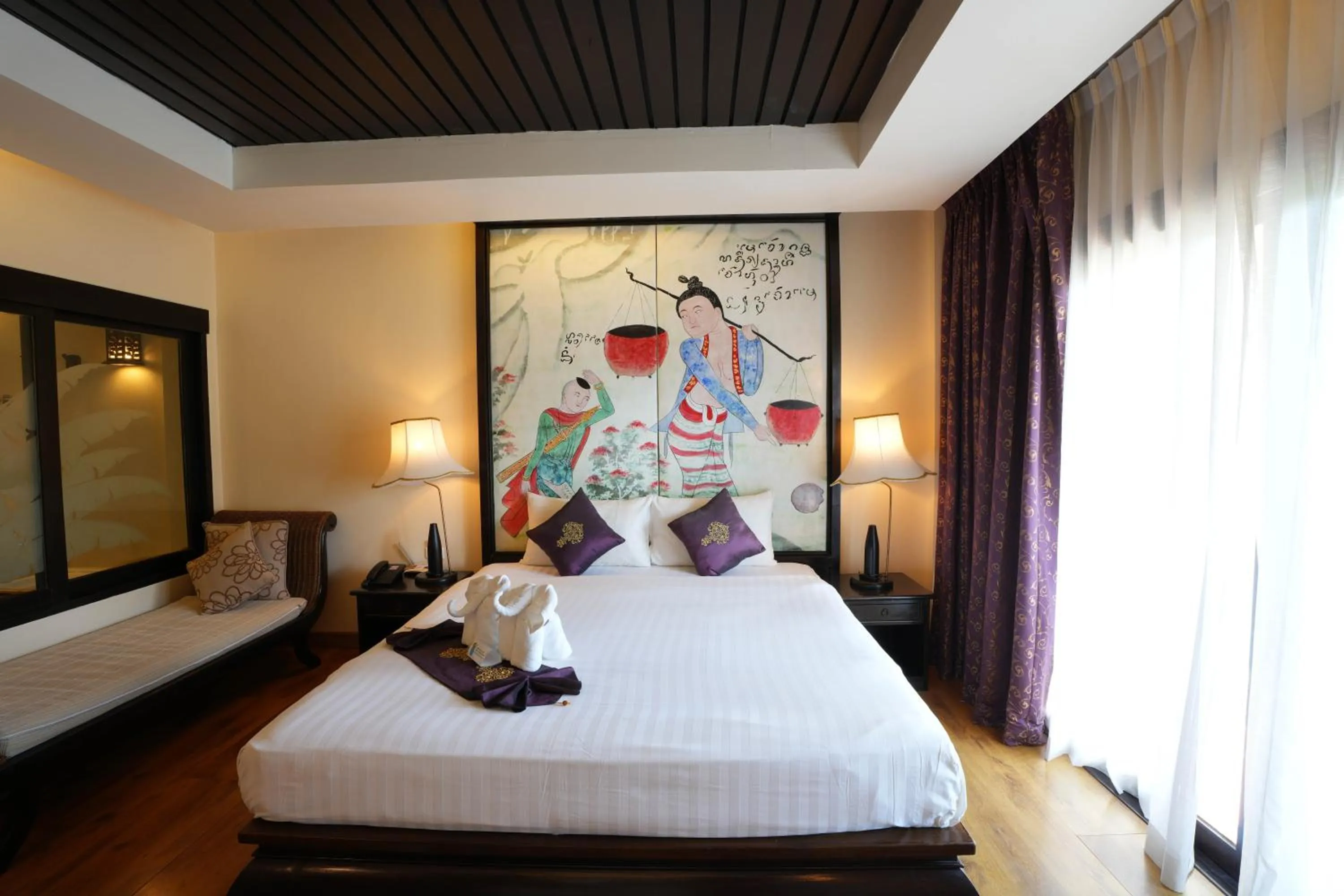 Bed in Dara Samui Beach Resort Adults Only, Chaweng