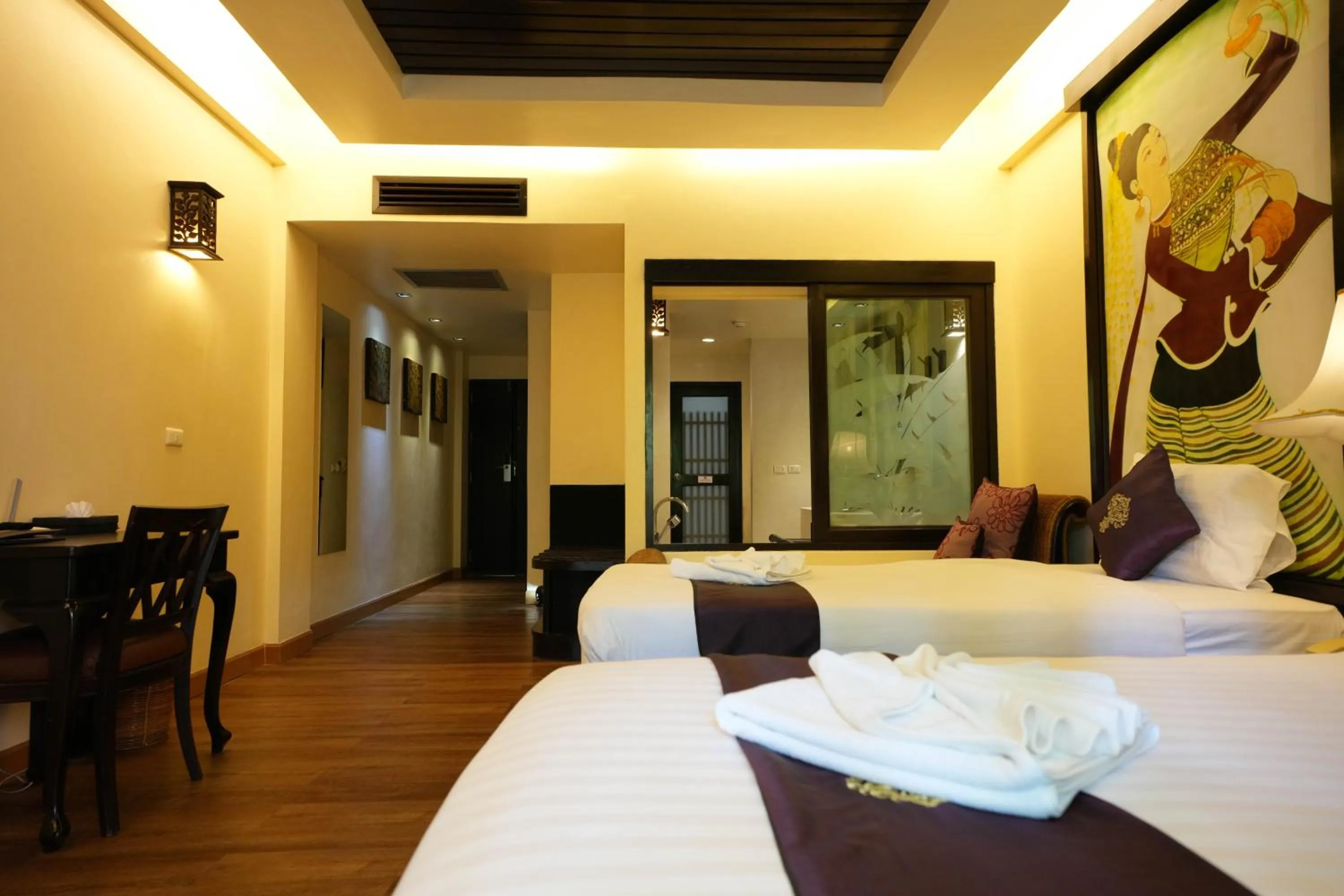 Bed in Dara Samui Beach Resort Adults Only, Chaweng