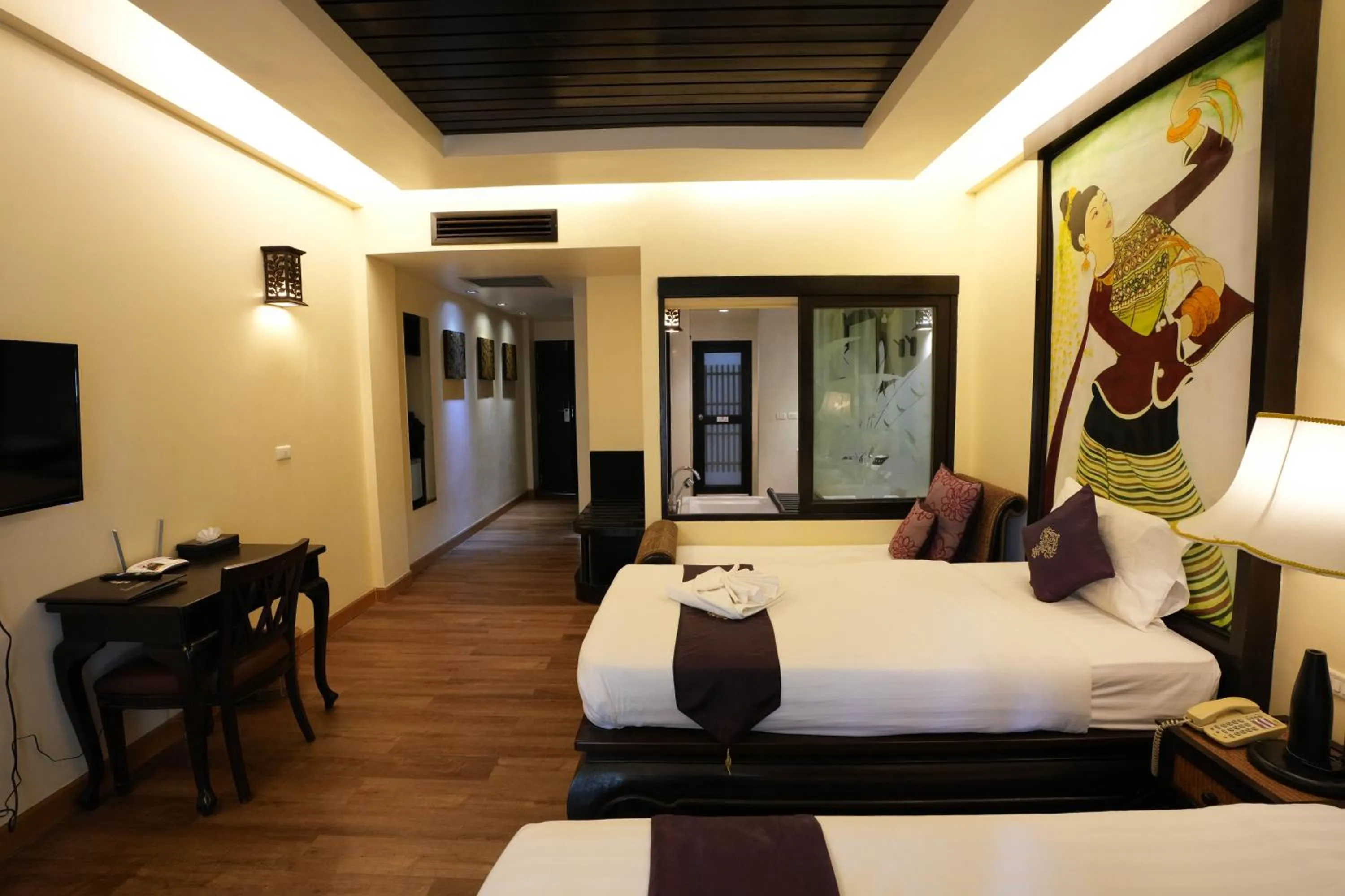 Bed in Dara Samui Beach Resort Adults Only, Chaweng