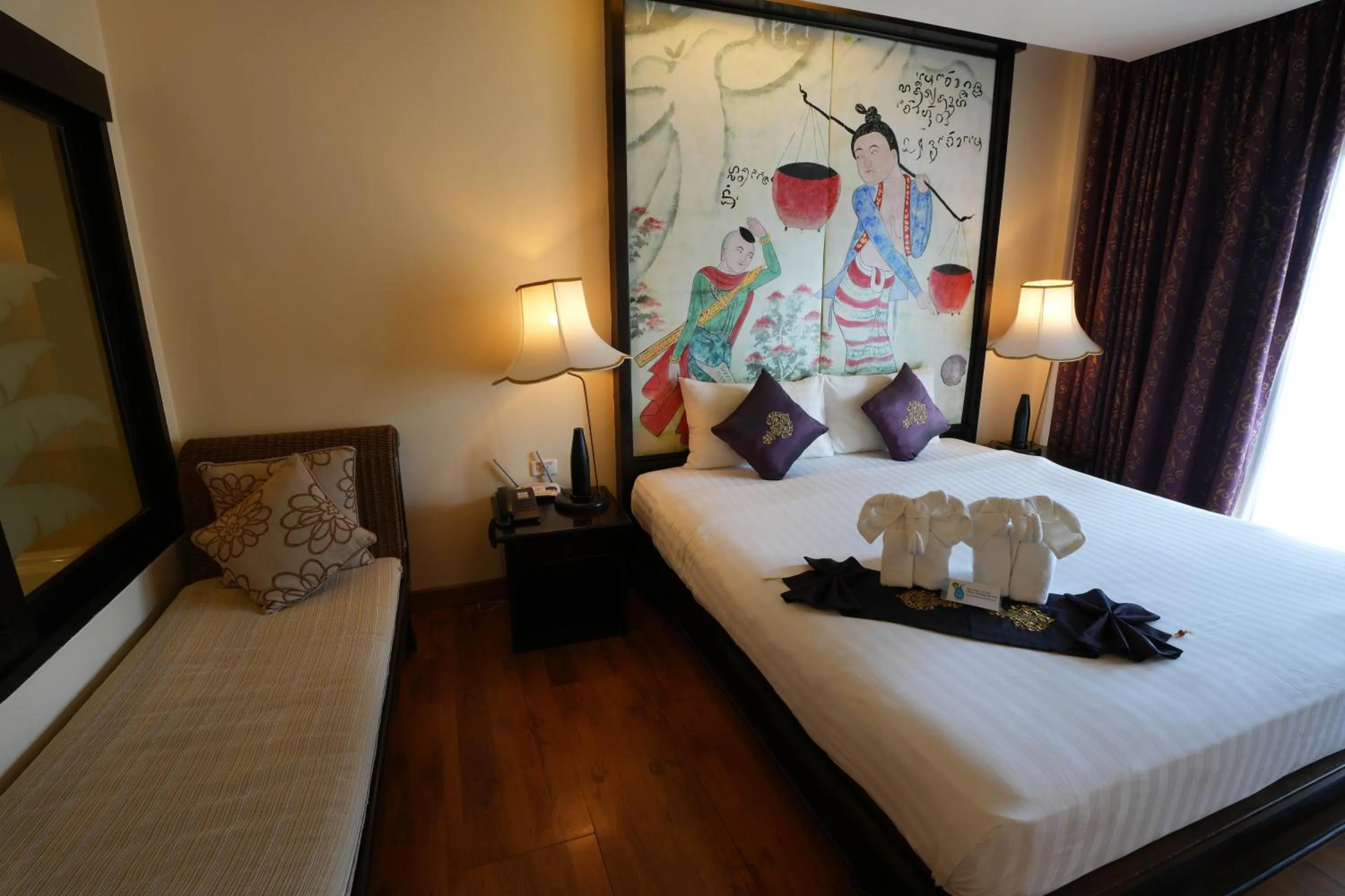 Bed in Dara Samui Beach Resort Adults Only, Chaweng
