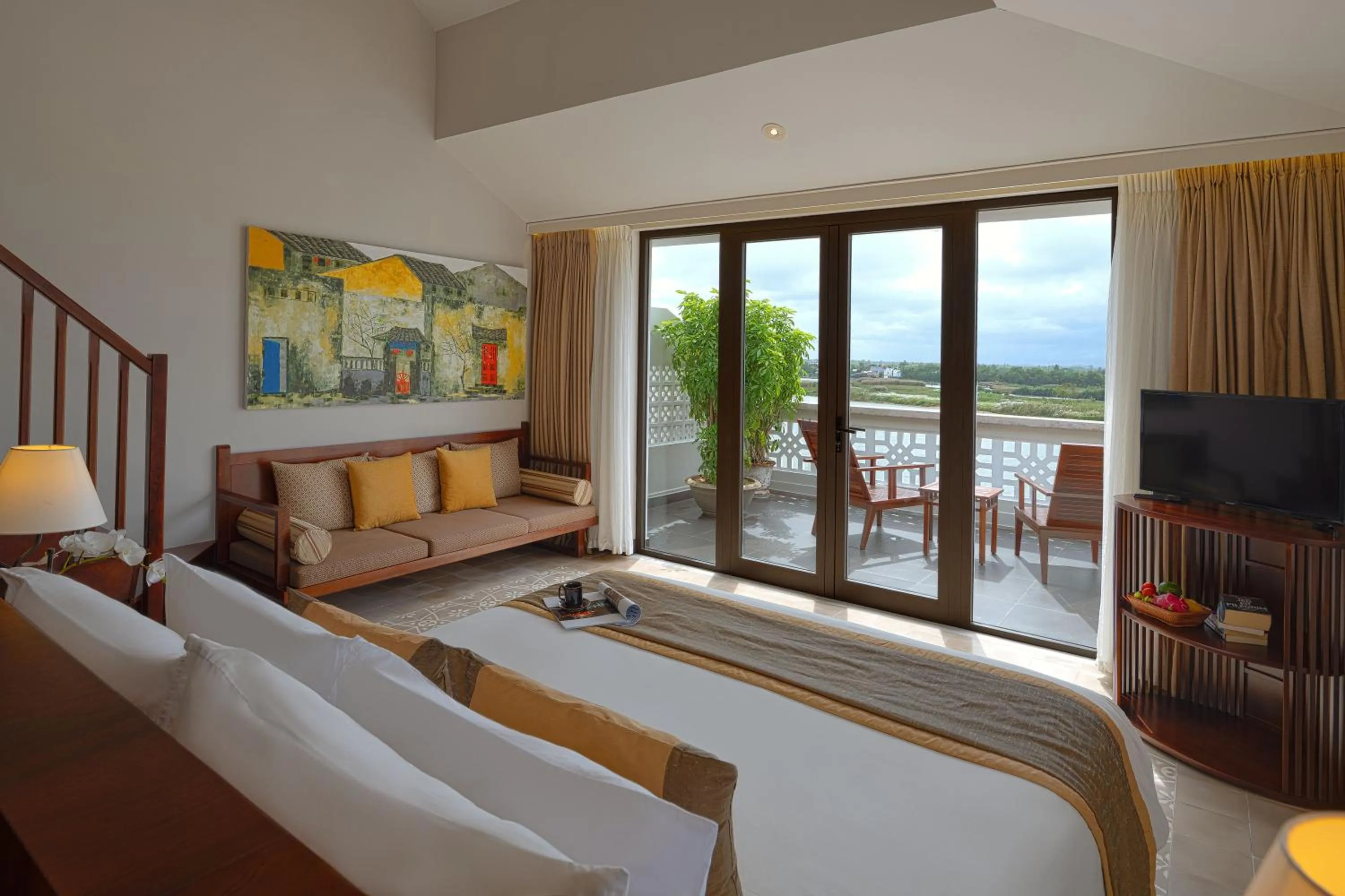 Bedroom, Bed in RiverTown Hoi An Resort & Spa