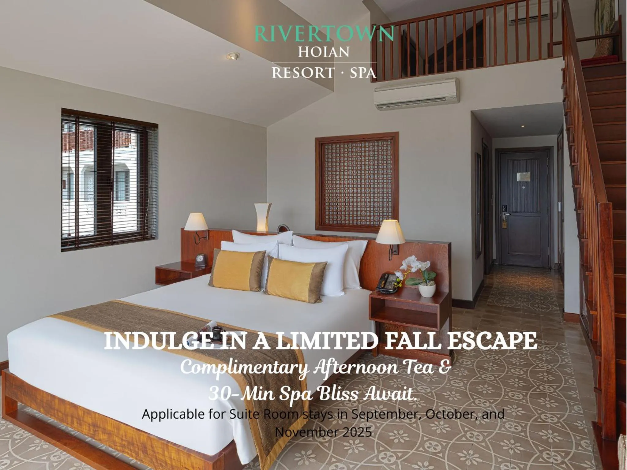 Duplex Family Suite River view in RiverTown Hoi An Resort & Spa