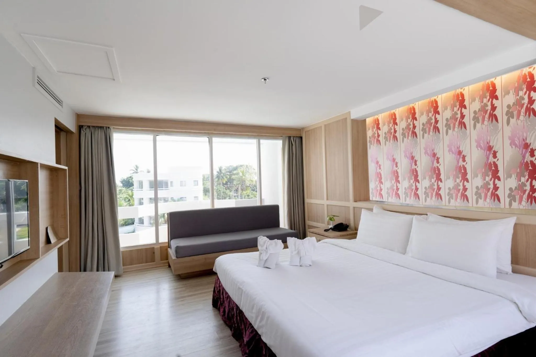 Bed in MATCHA SAMUI RESORT formerly Chaba Samui Resort