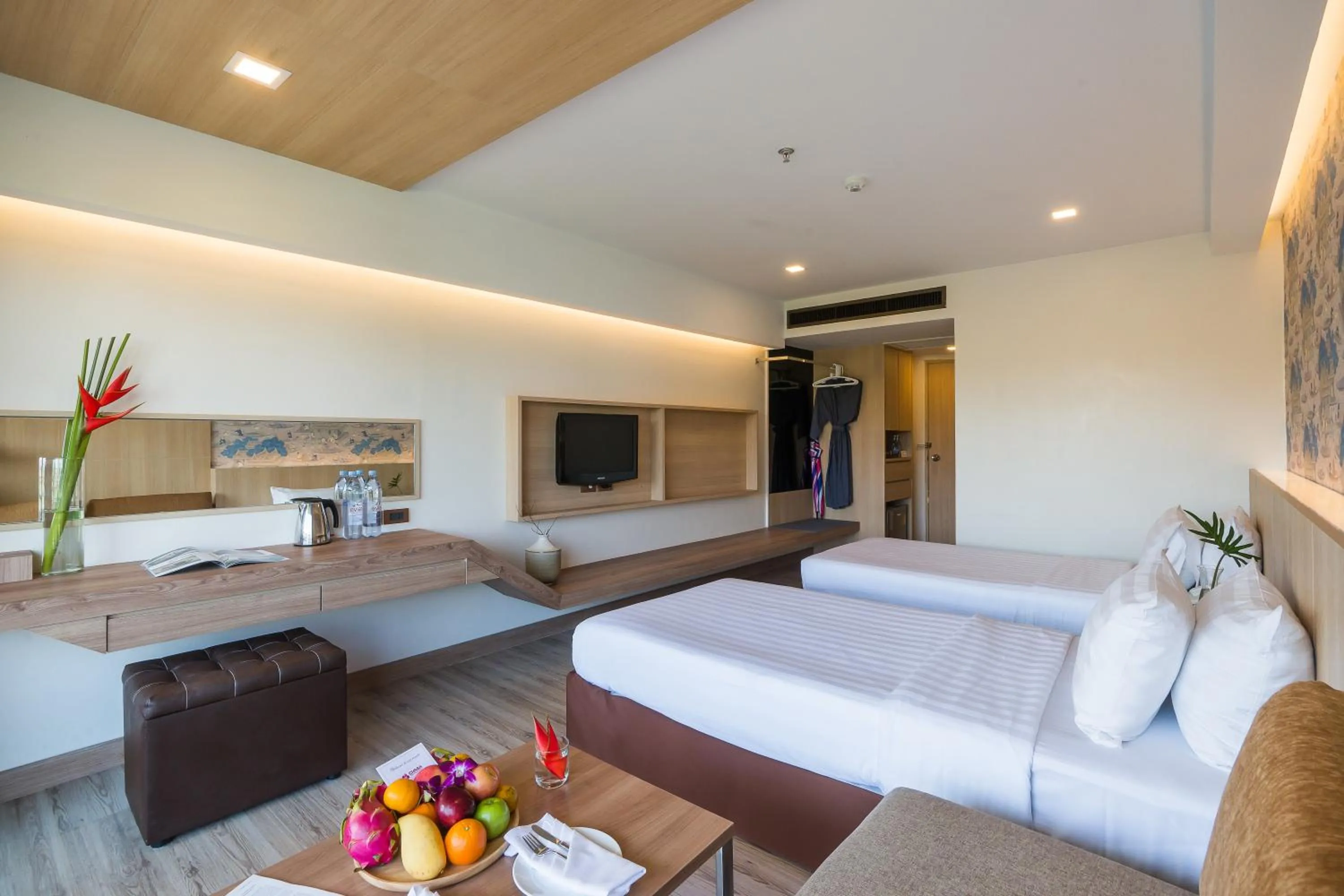 Bed in MATCHA SAMUI RESORT formerly Chaba Samui Resort