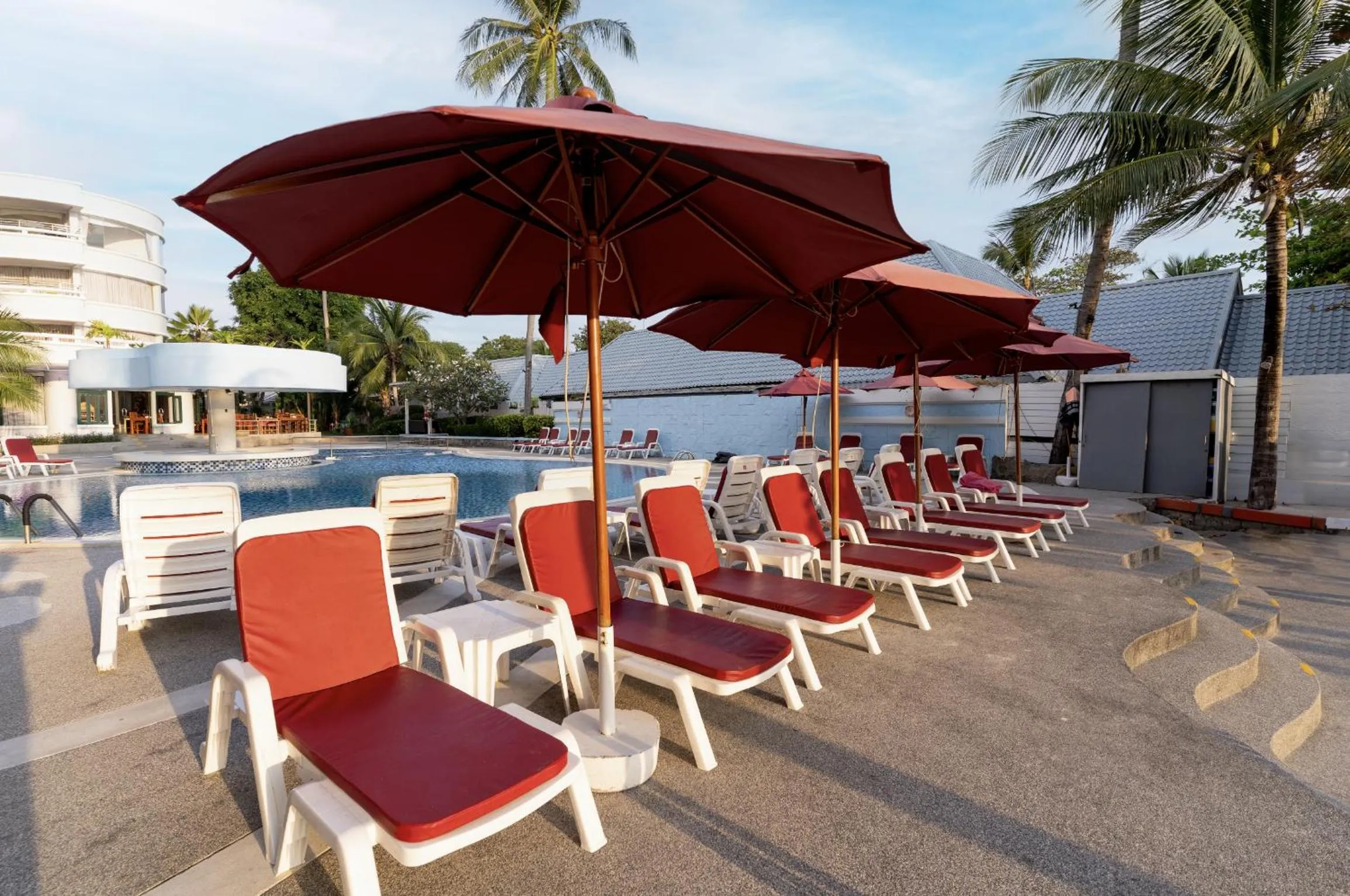 Pool view in MATCHA SAMUI RESORT formerly Chaba Samui Resort