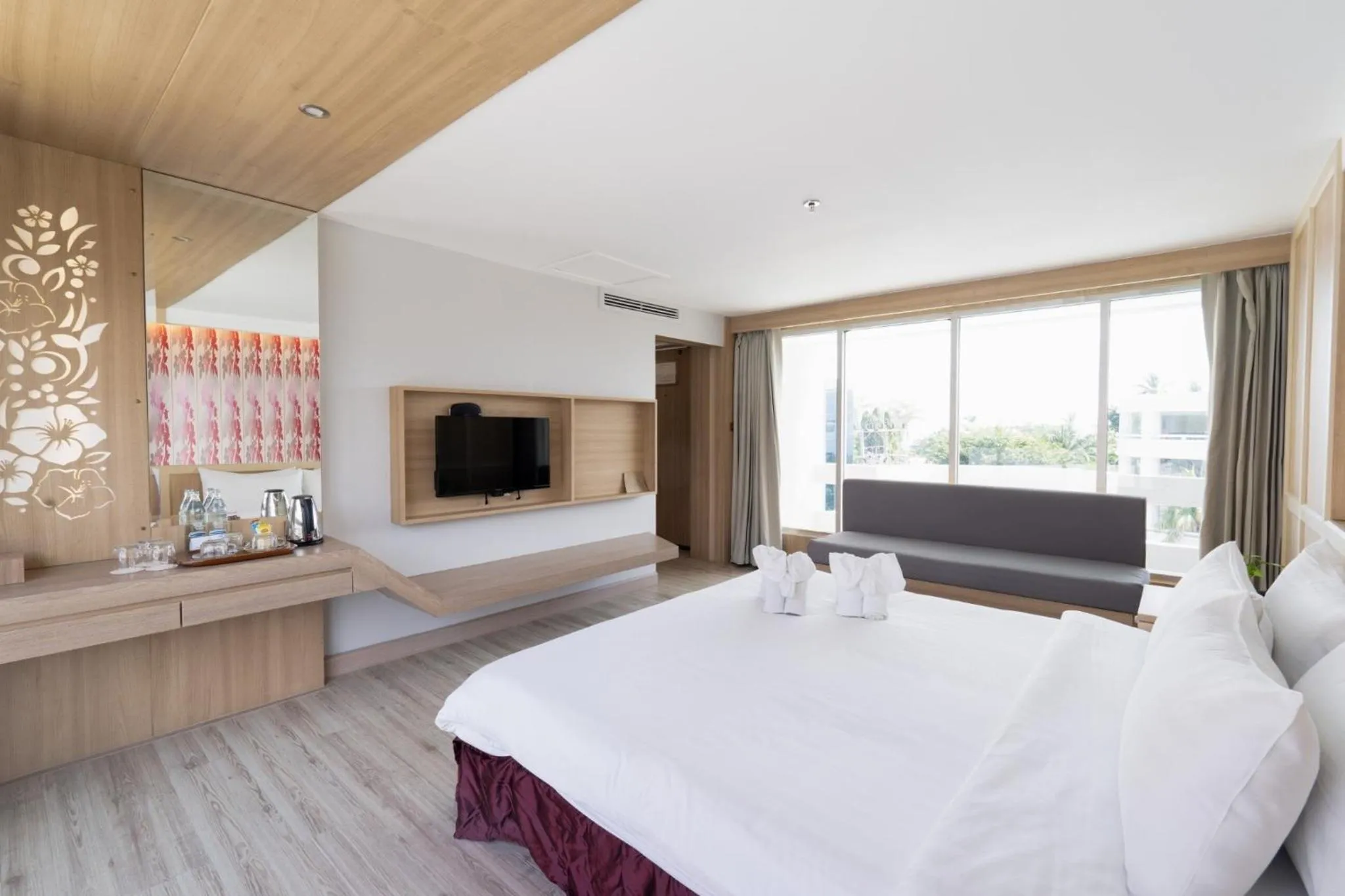 Bed in MATCHA SAMUI RESORT formerly Chaba Samui Resort