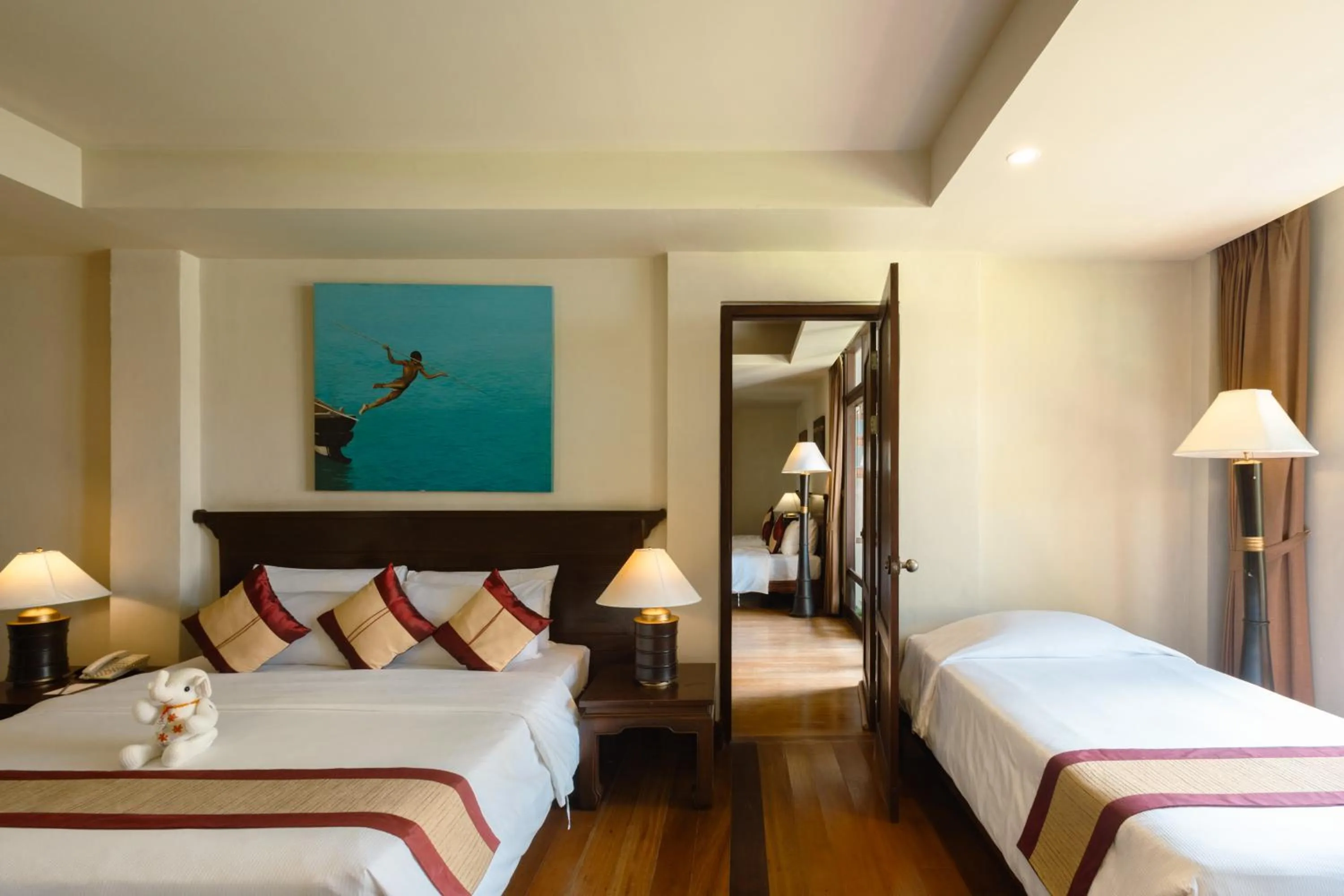 Guests, Bed in Khaolak Bhandari Resort & Spa
