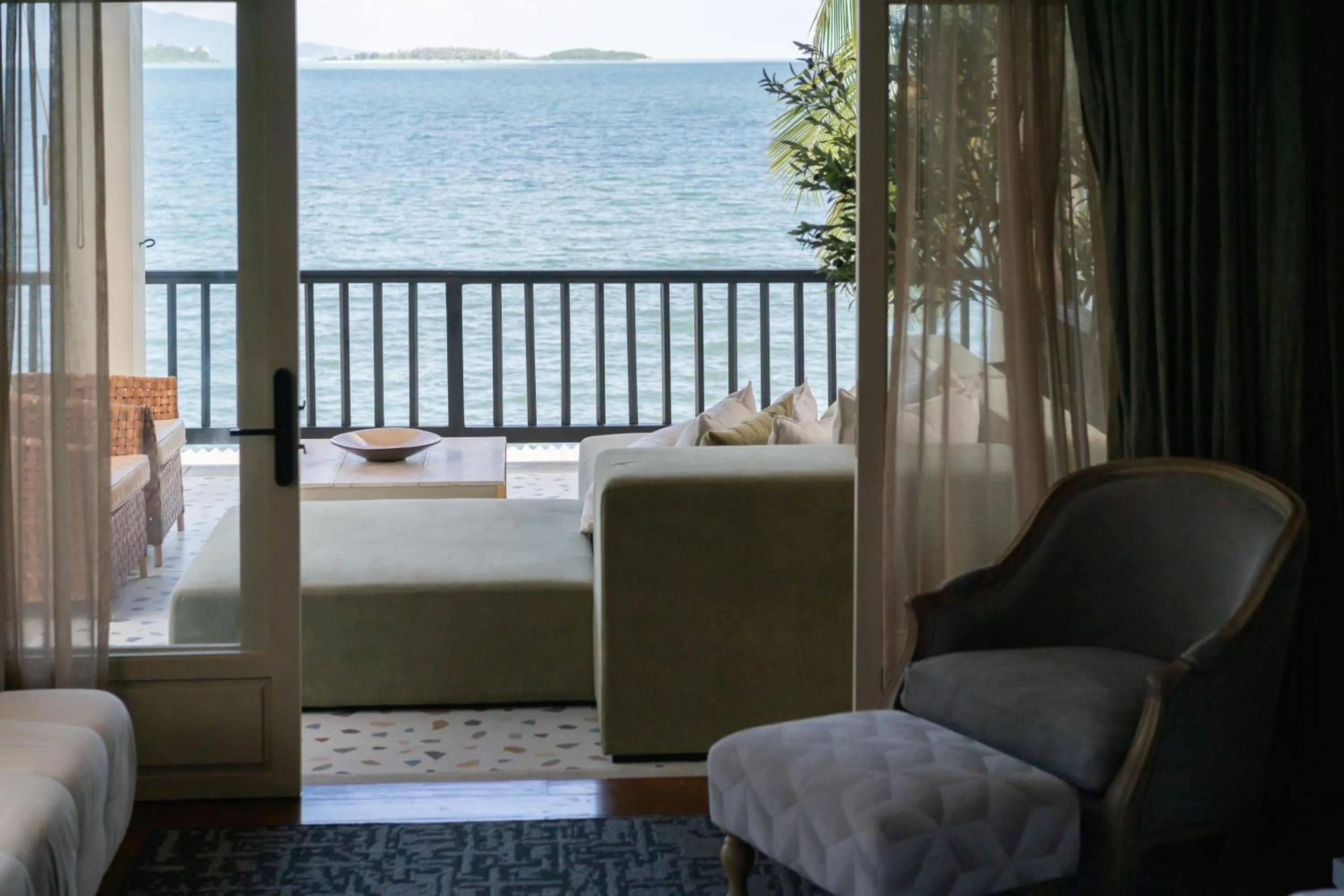 Living room in B House Samui