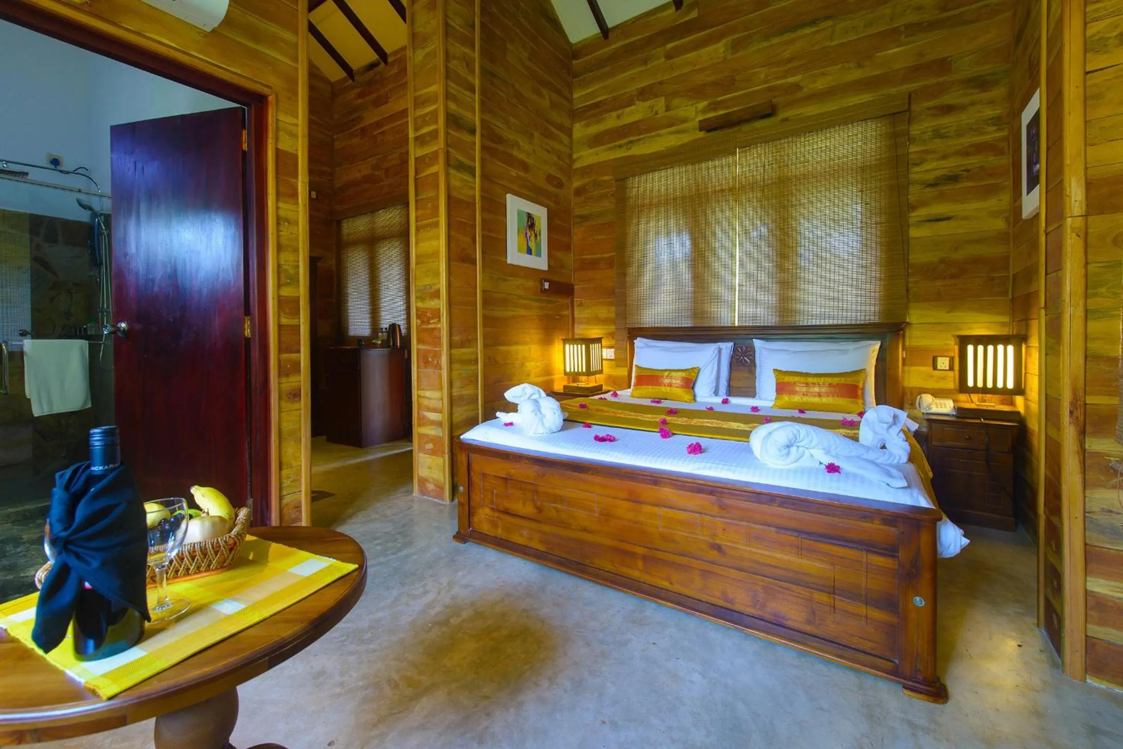 Photo of the whole room, Bed in Karunakarala Ayurveda Resort