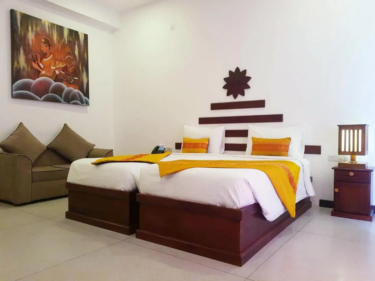 Photo of the whole room, Bed in Karunakarala Ayurveda Resort