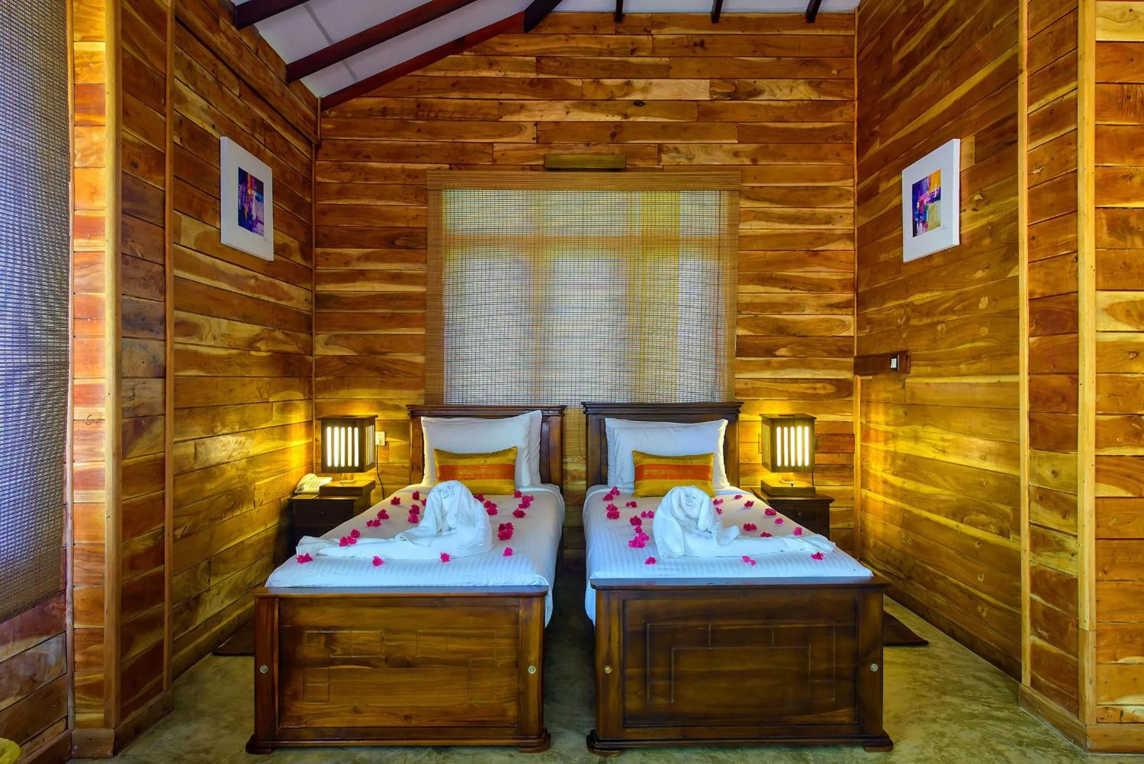 Photo of the whole room, Bed in Karunakarala Ayurveda Resort