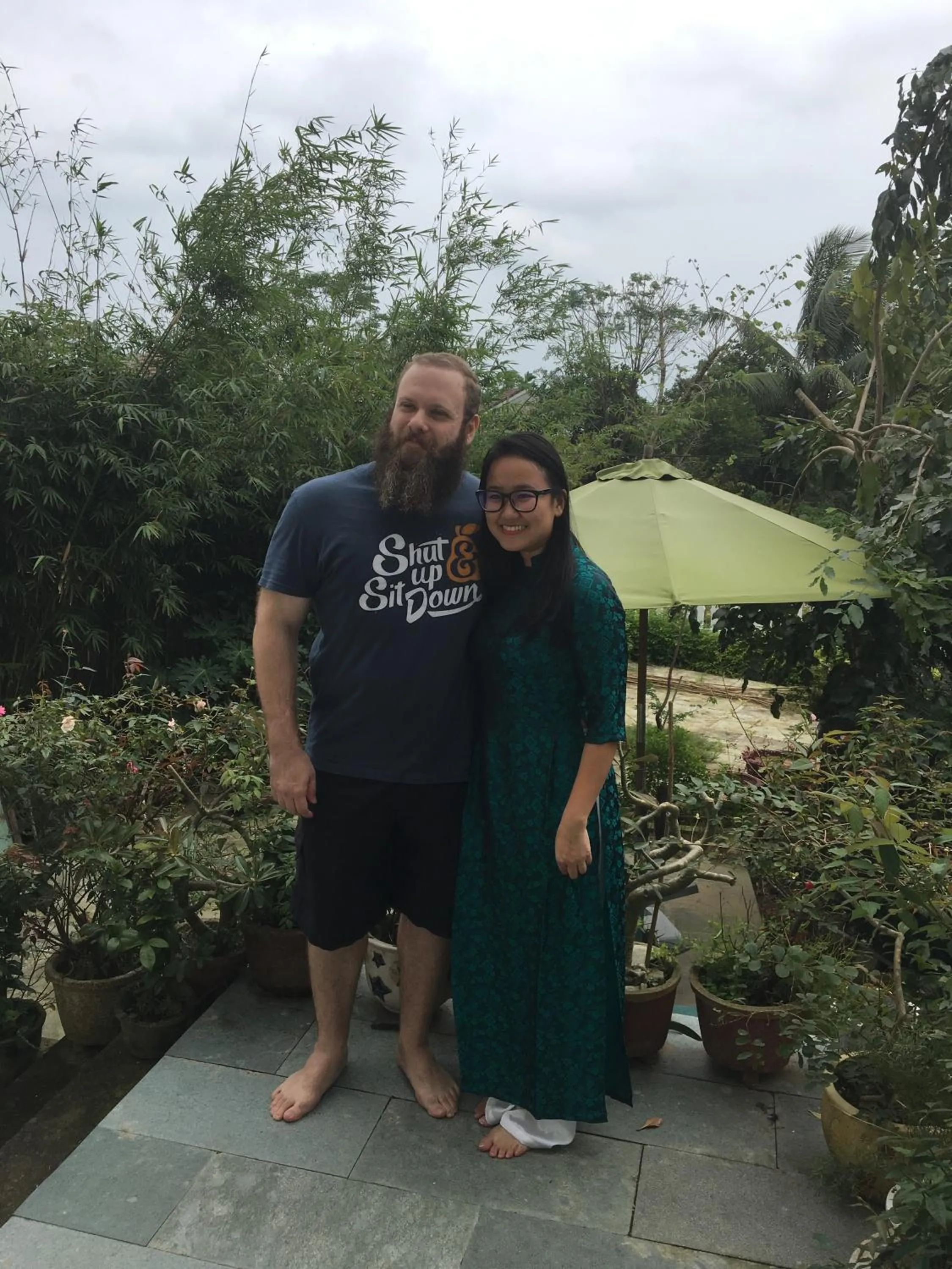 Garden view in Flame Flowers Homestay