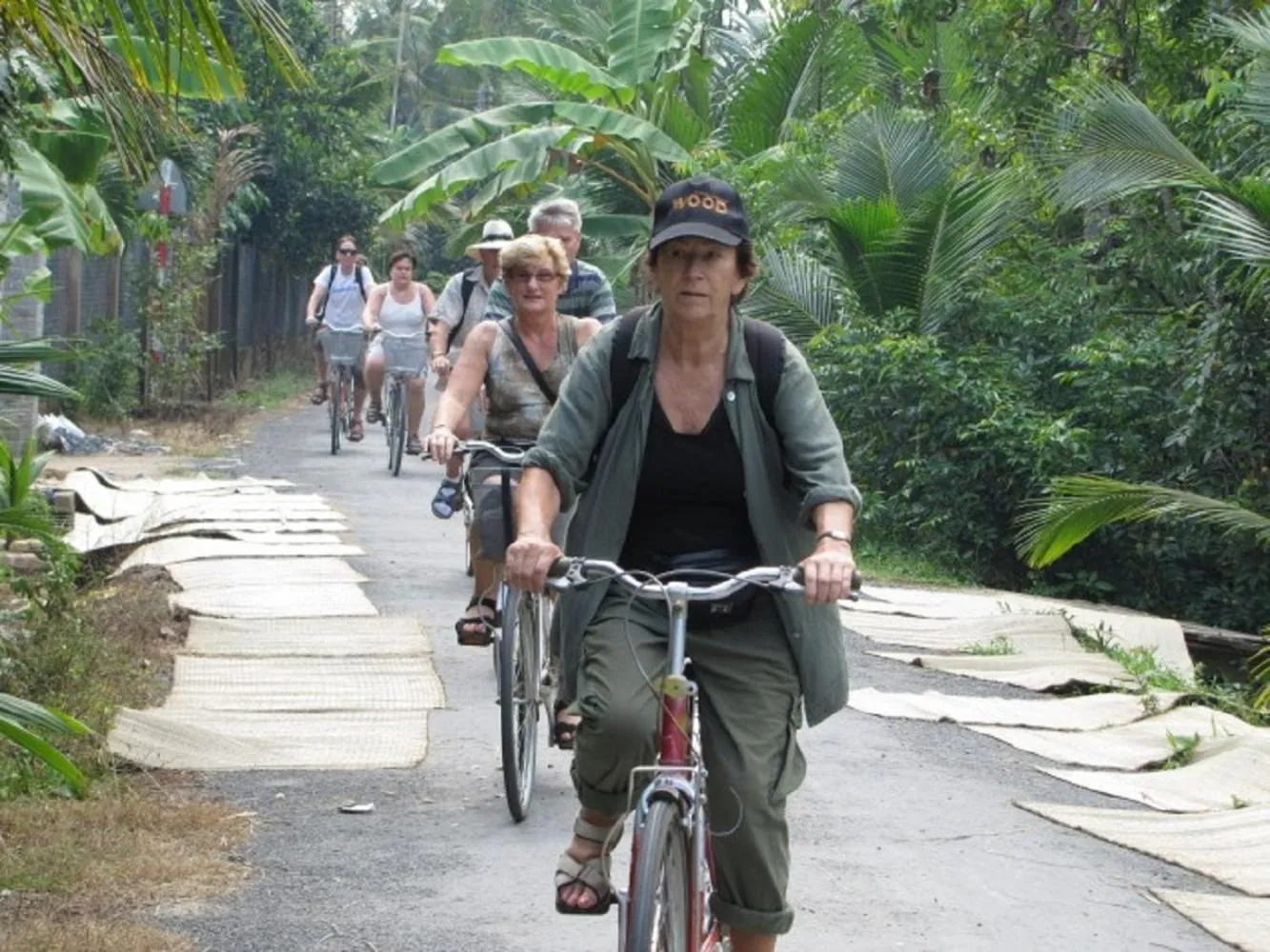Cycling in Flame Flowers Homestay