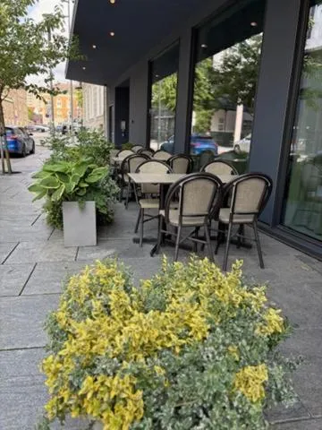 Patio in Zander K Hotel