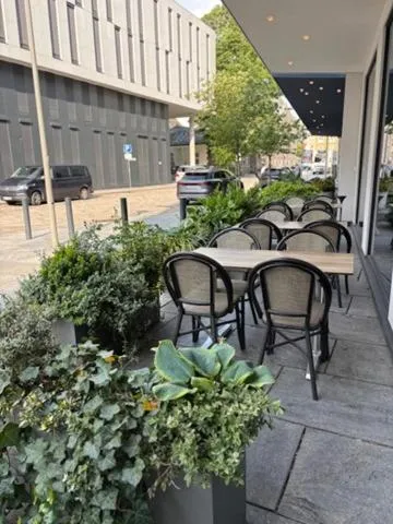 Patio in Zander K Hotel