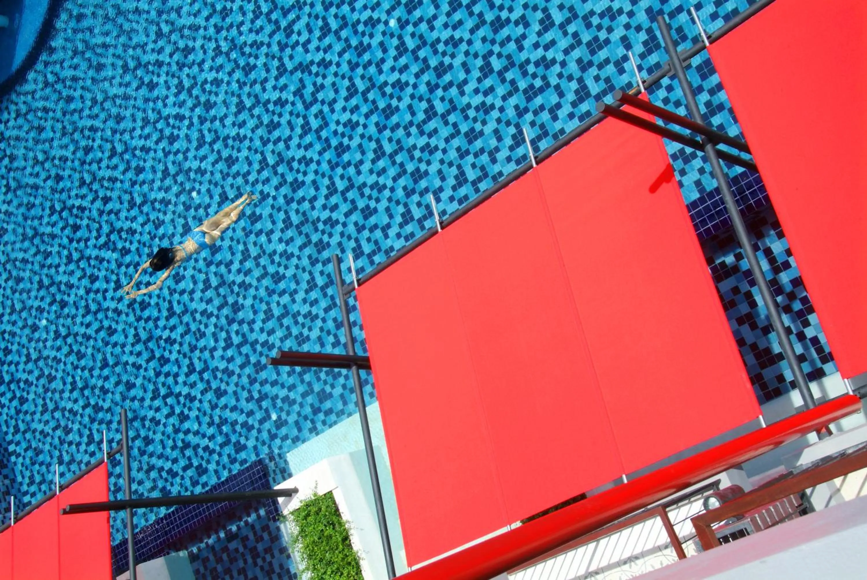 Swimming pool in Red Ginger Chic Resort