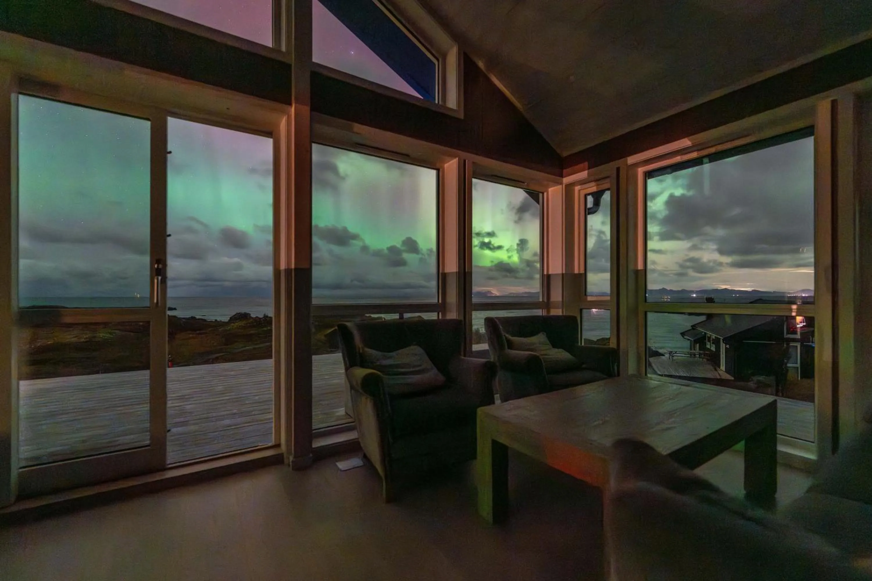 View (from property/room) in Lofoten Links Lodges