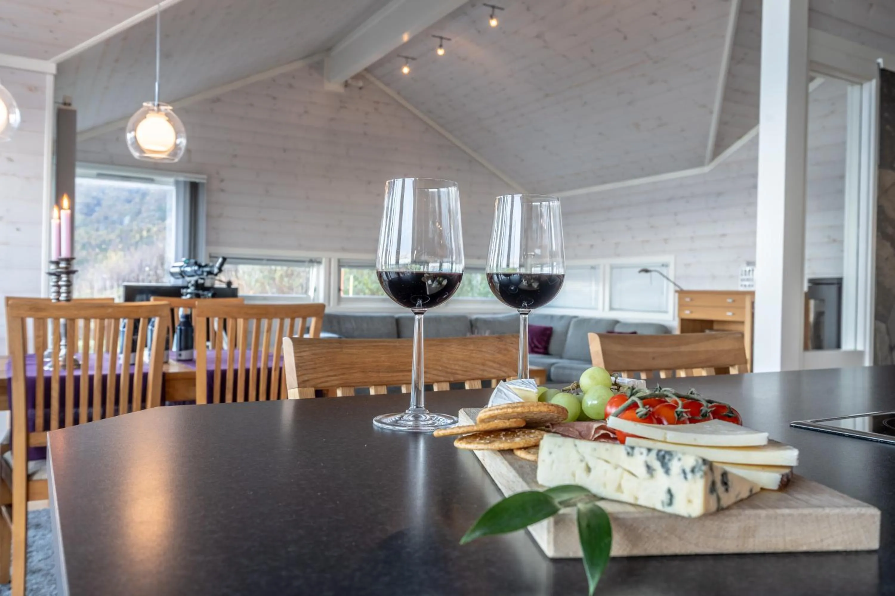 Food and drinks in Lofoten Links Lodges