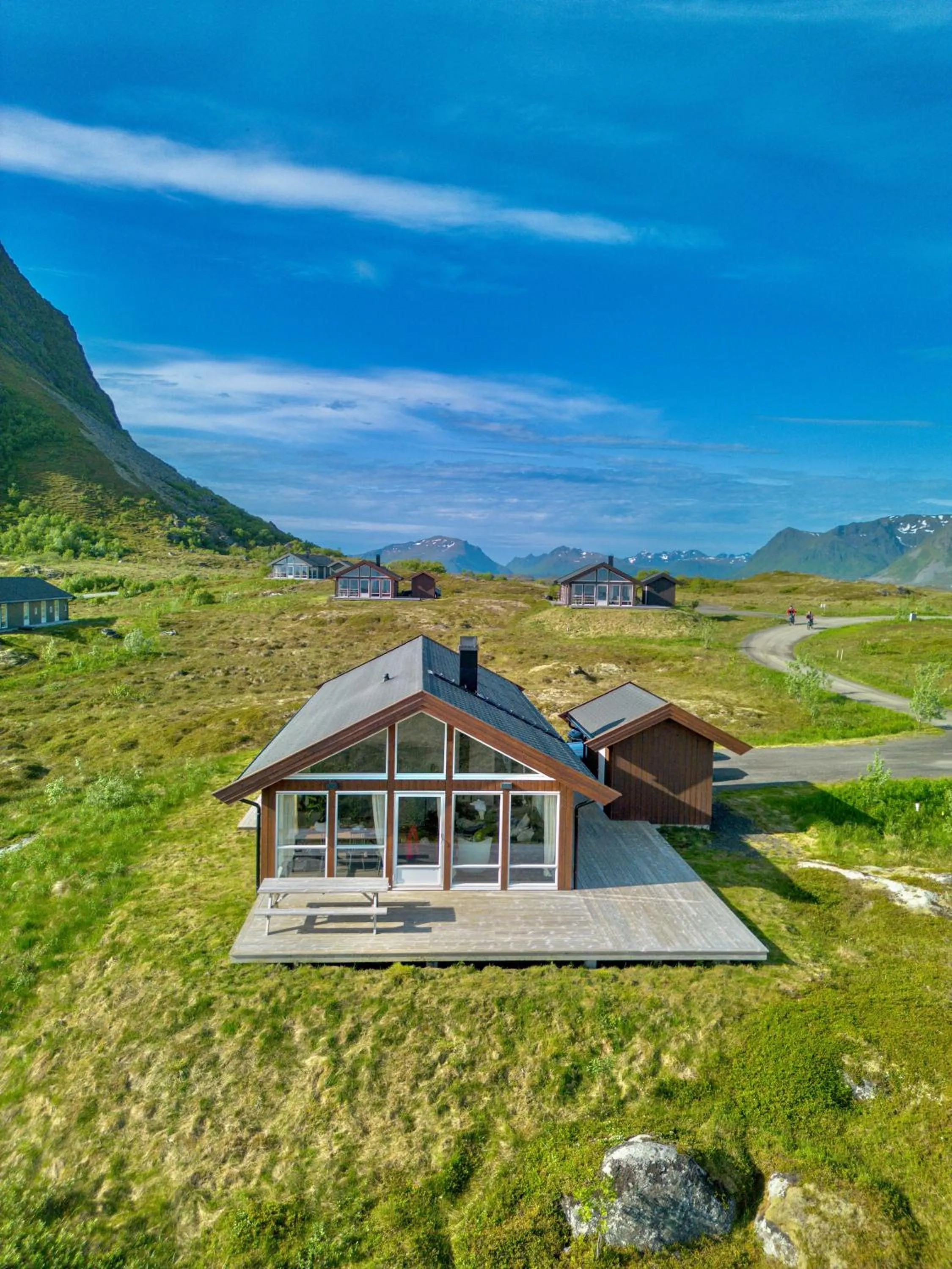 Property building in Lofoten Links Lodges