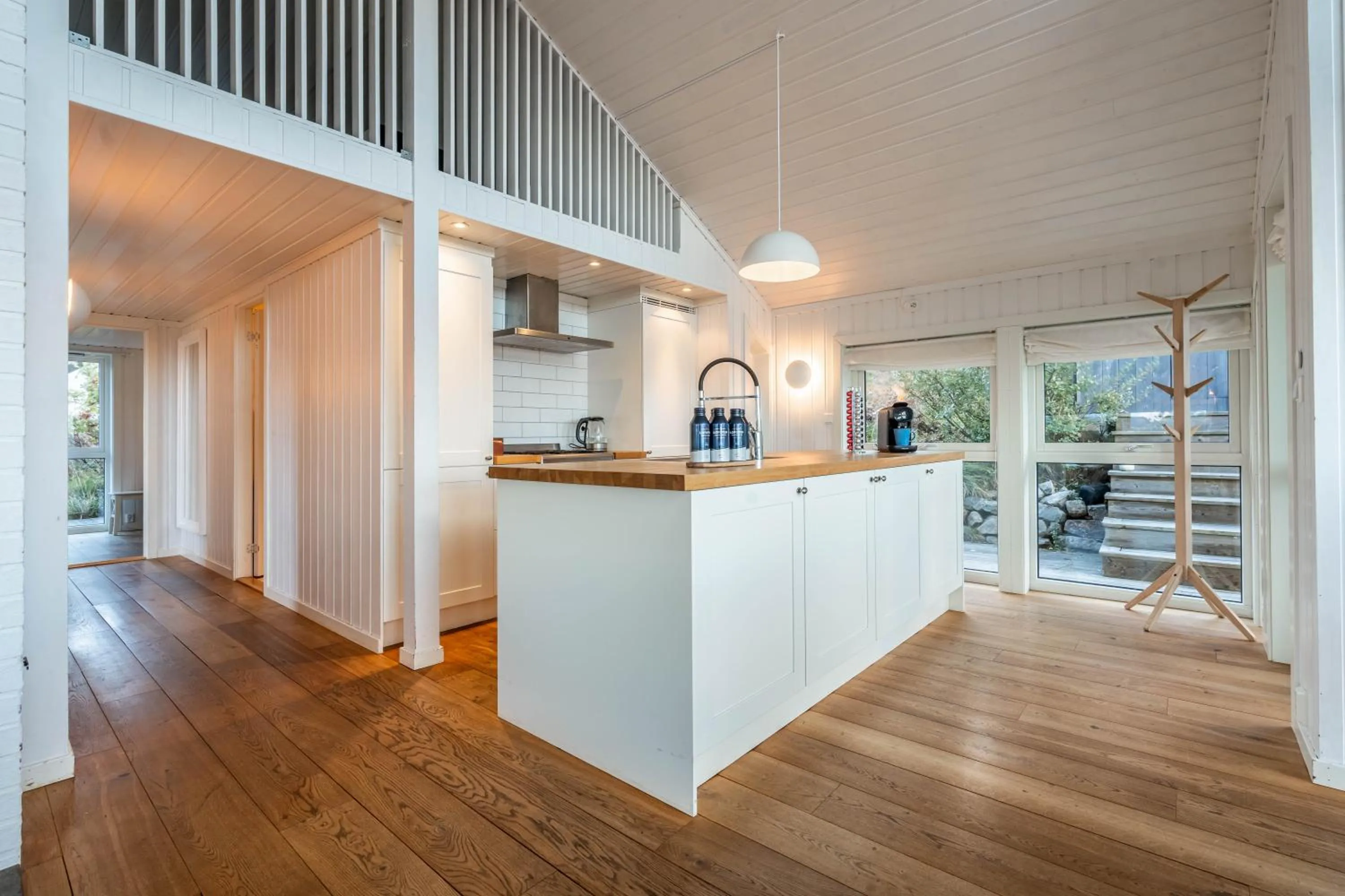 Kitchen or kitchenette in Lofoten Links Lodges